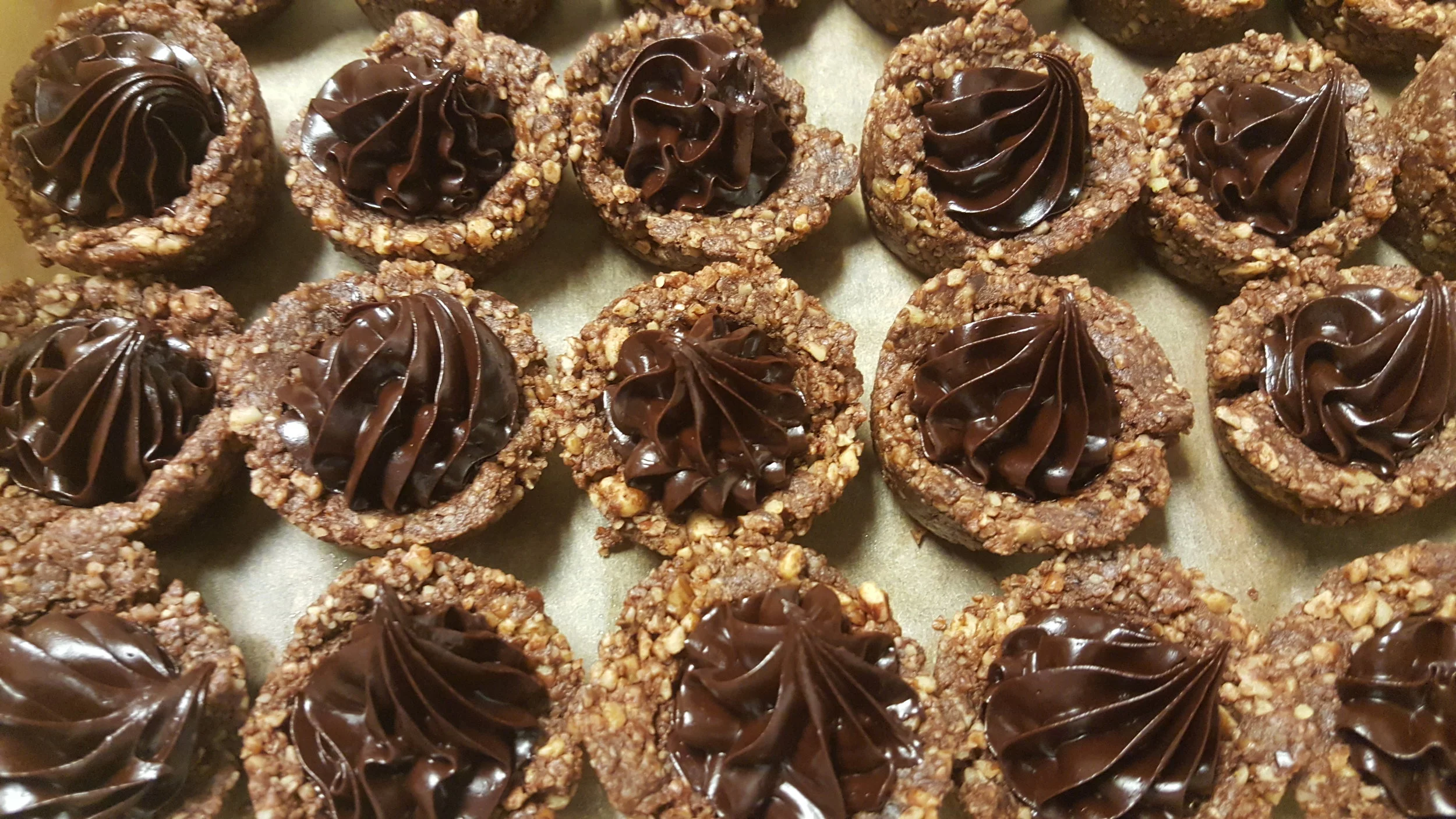MIni Chocolate Pecan Tarts