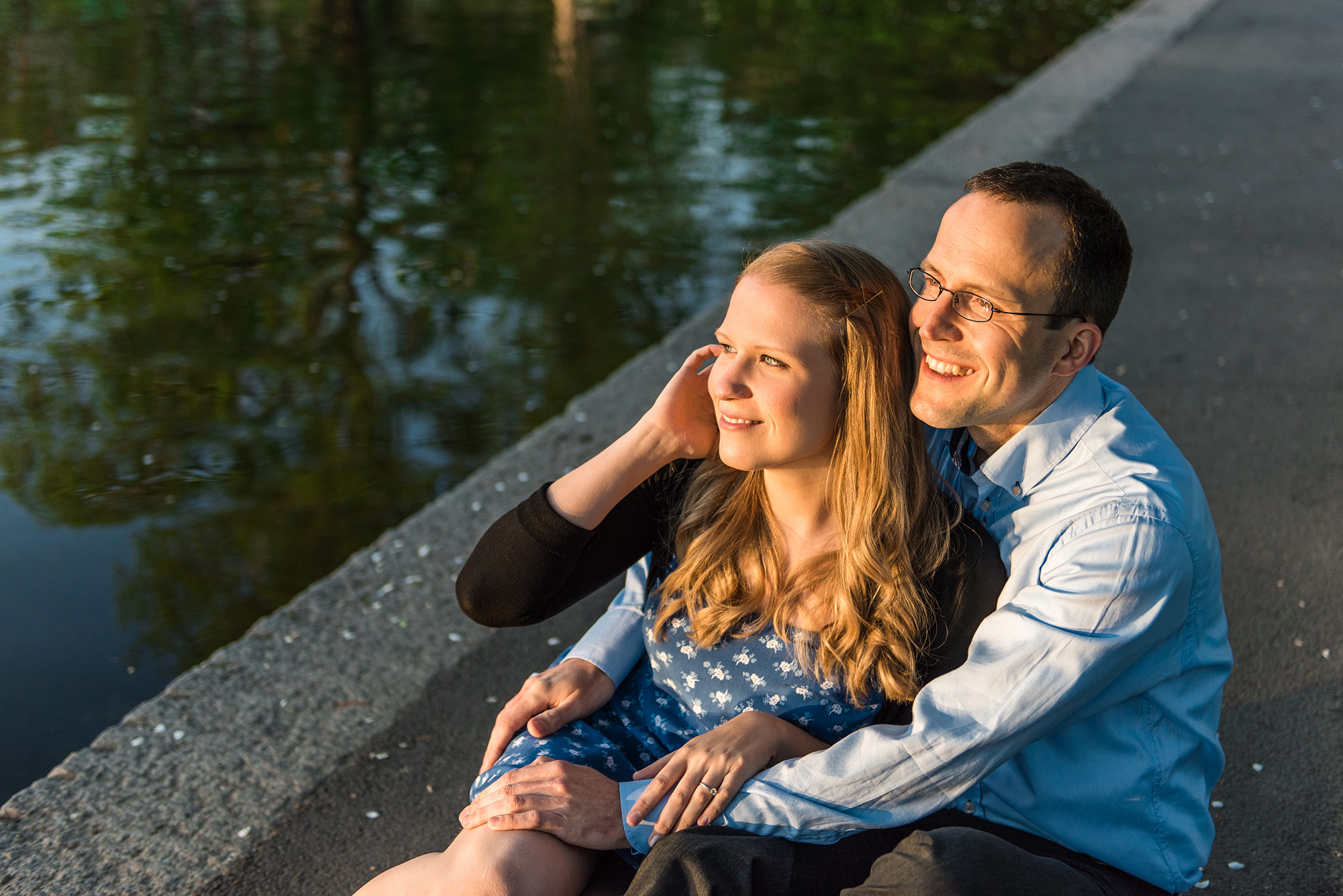 Classic + Modern Boston Public Garden, Beacon Hill, and Downtown Coffee Shop Sunrise Engagement Session | Jessica and Thomas | Lorna Stell | Photographer | Boston MA