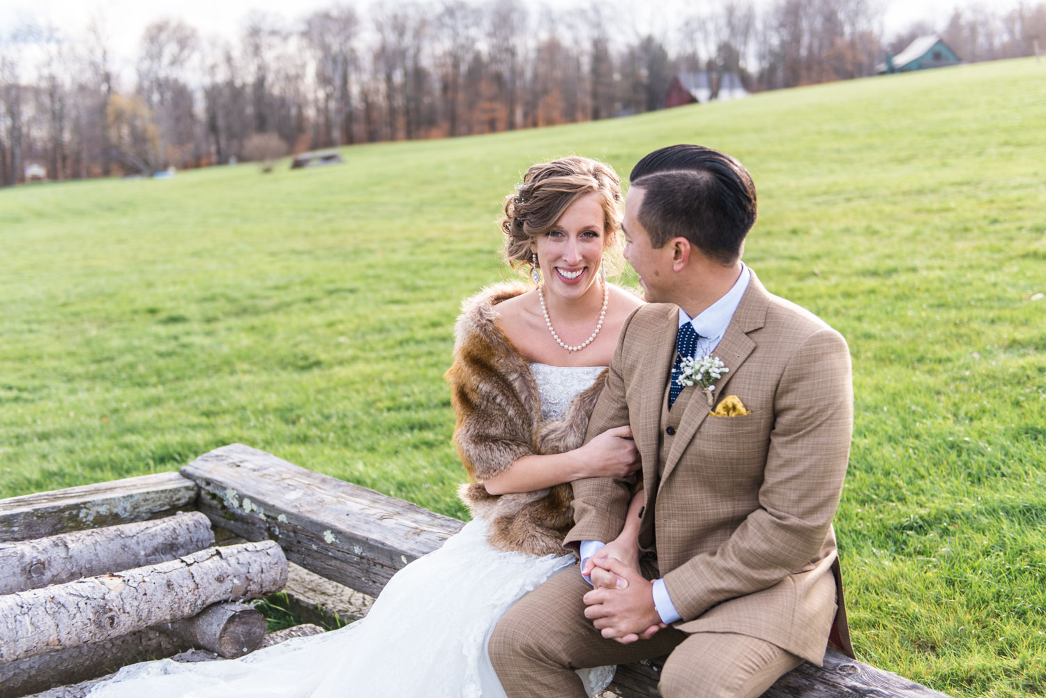Sam + FJ | Romantic Mountain Top Inn and Resort Vermont Winter Wedding | Boston and New England Wedding Photography | Lorna Stell Photo
