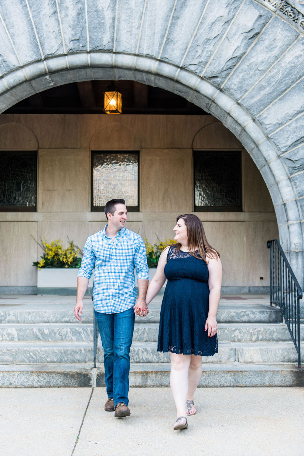 Katelyn + Joe | Summer Sunset Lake Quannapowitt Wakefield Engagement Session | Boston and New England Wedding Photography | Lorna Stell Photo