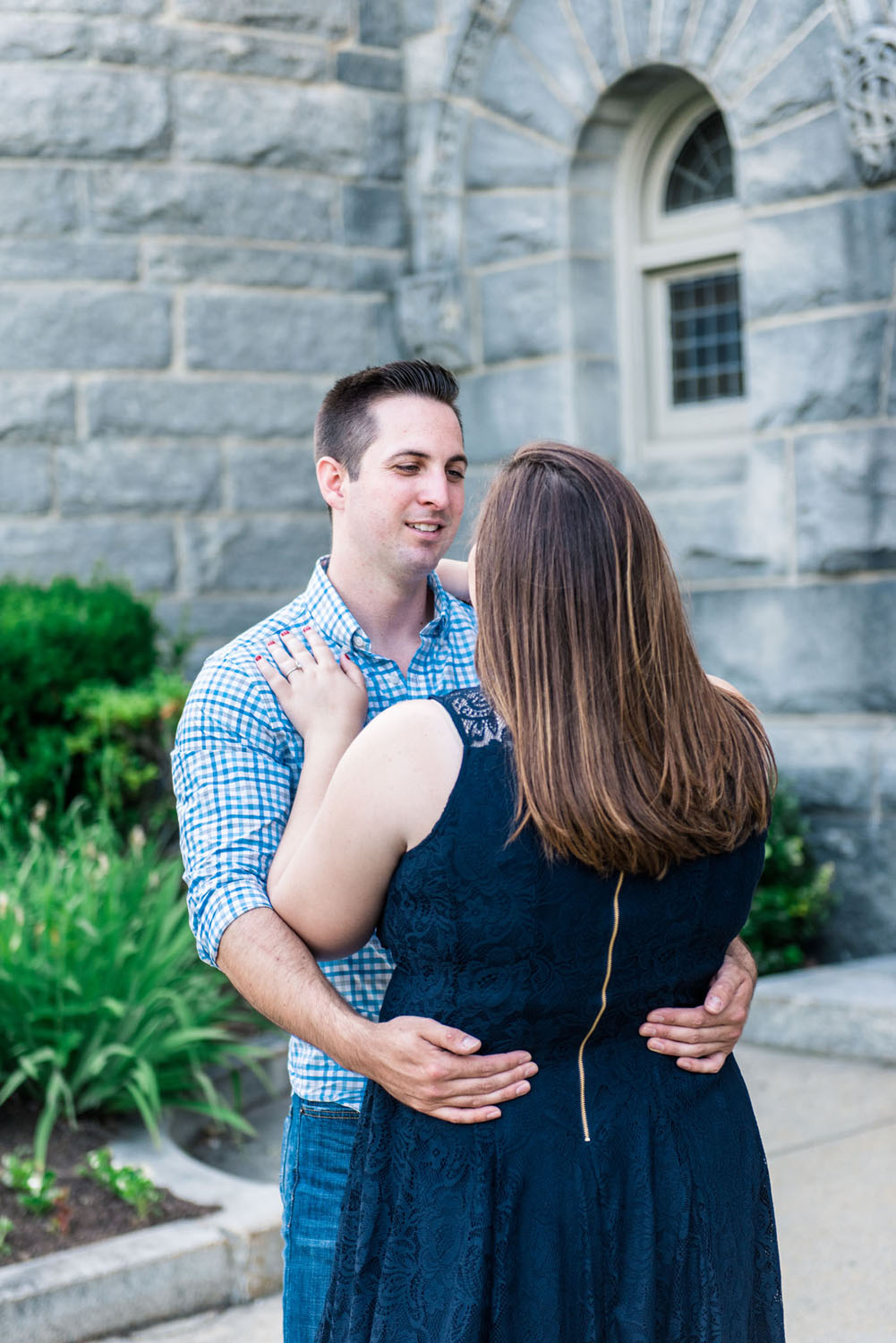 Katelyn + Joe | Summer Sunset Lake Quannapowitt Wakefield Engagement Session | Boston and New England Wedding Photography | Lorna Stell Photo