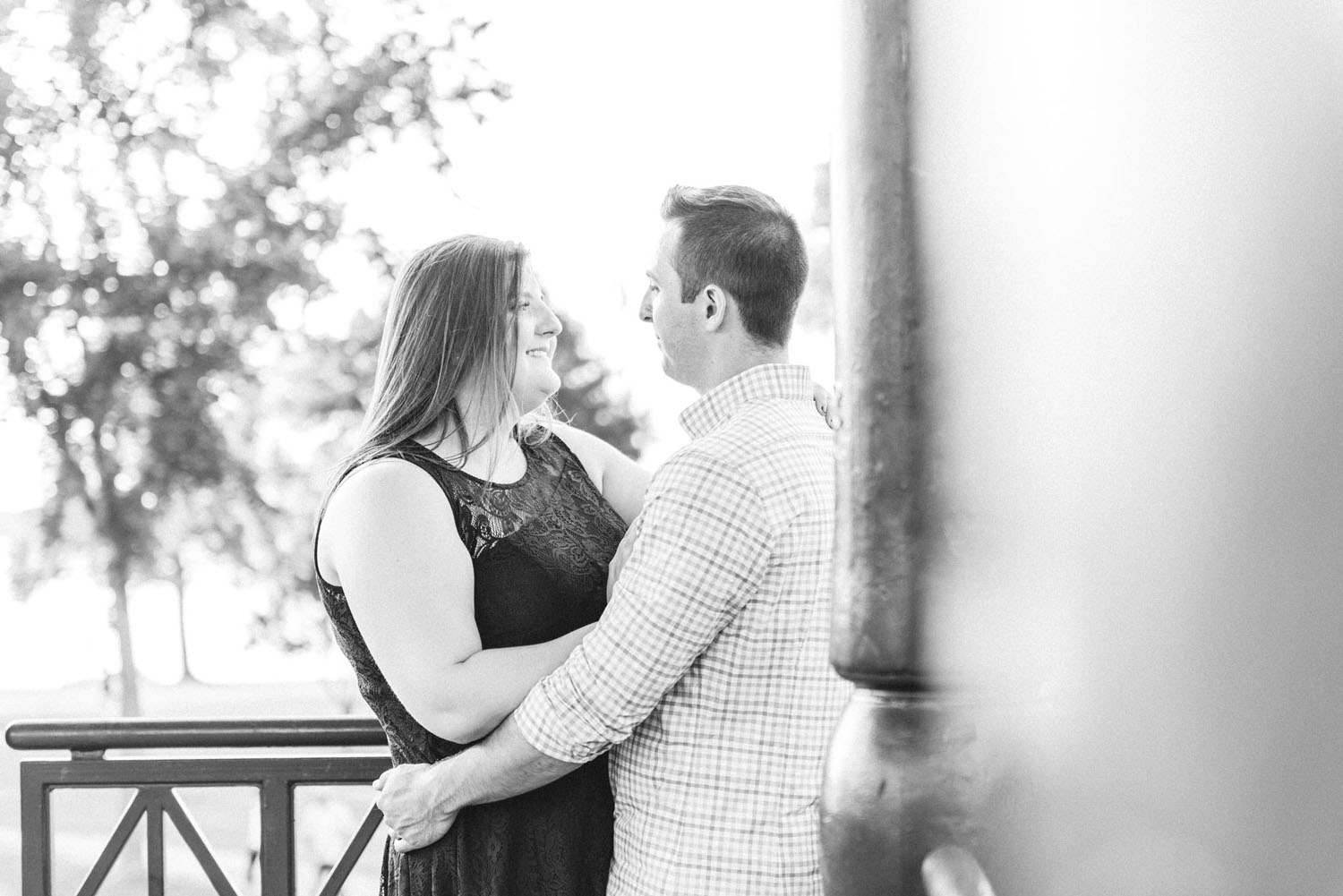 Katelyn + Joe | Summer Sunset Lake Quannapowitt Wakefield Engagement Session | Boston and New England Wedding Photography | Lorna Stell Photo