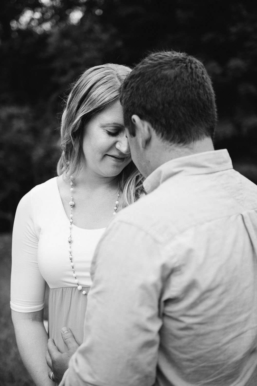 Nick + Kristen | Woodsy Belmont Summer Maternity Session | Boston and New England Portrait Photography | Lorna Stell Photo