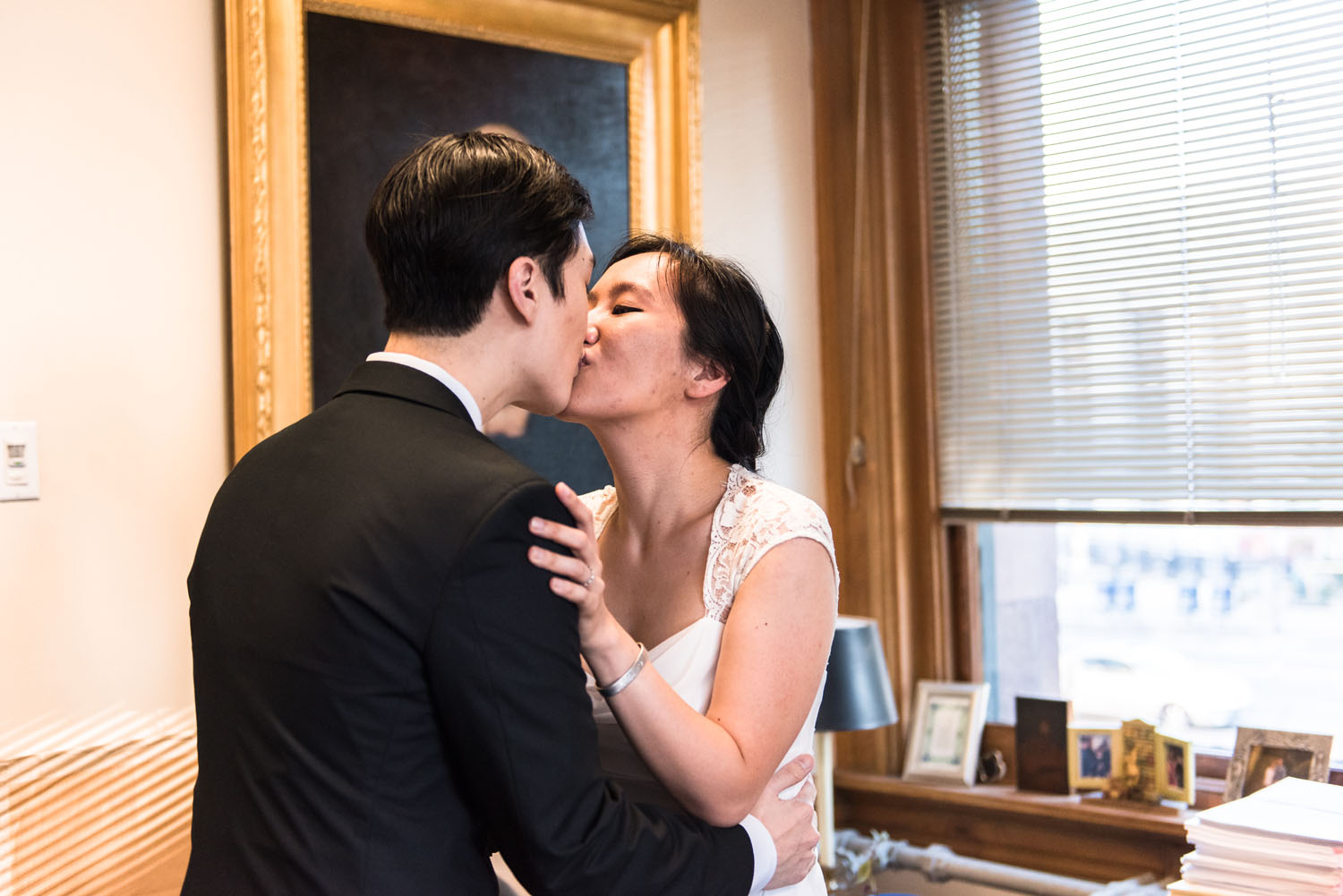 Yunsoo + Won | Intimate Cambridge City Hall Autumn Wedding | Boston and New England Wedding Photography | Lorna Stell Photo