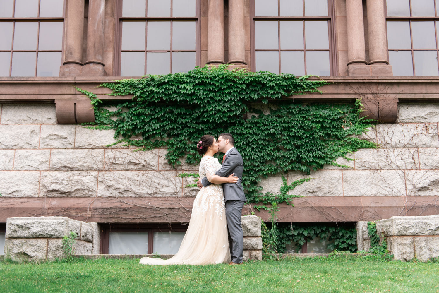 Olga + Albion | Whimsical Quincy City Hall Summer Wedding | Boston and New England Wedding Photography | Lorna Stell Photo