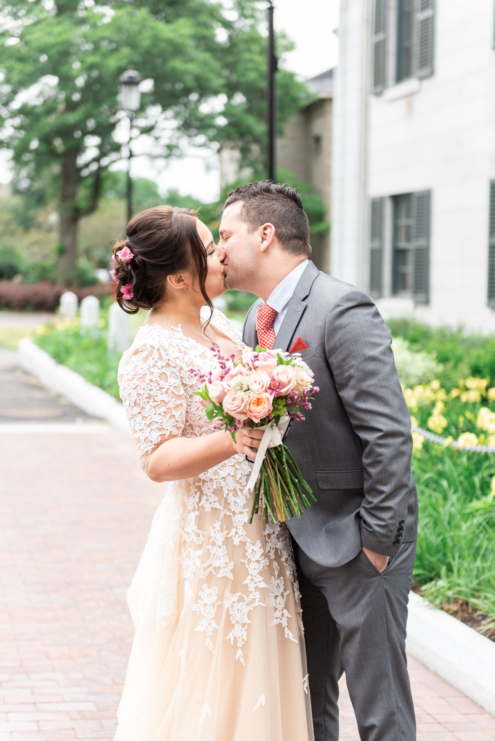 Olga + Albion | Whimsical Quincy City Hall Summer Wedding | Boston and New England Wedding Photography | Lorna Stell Photo