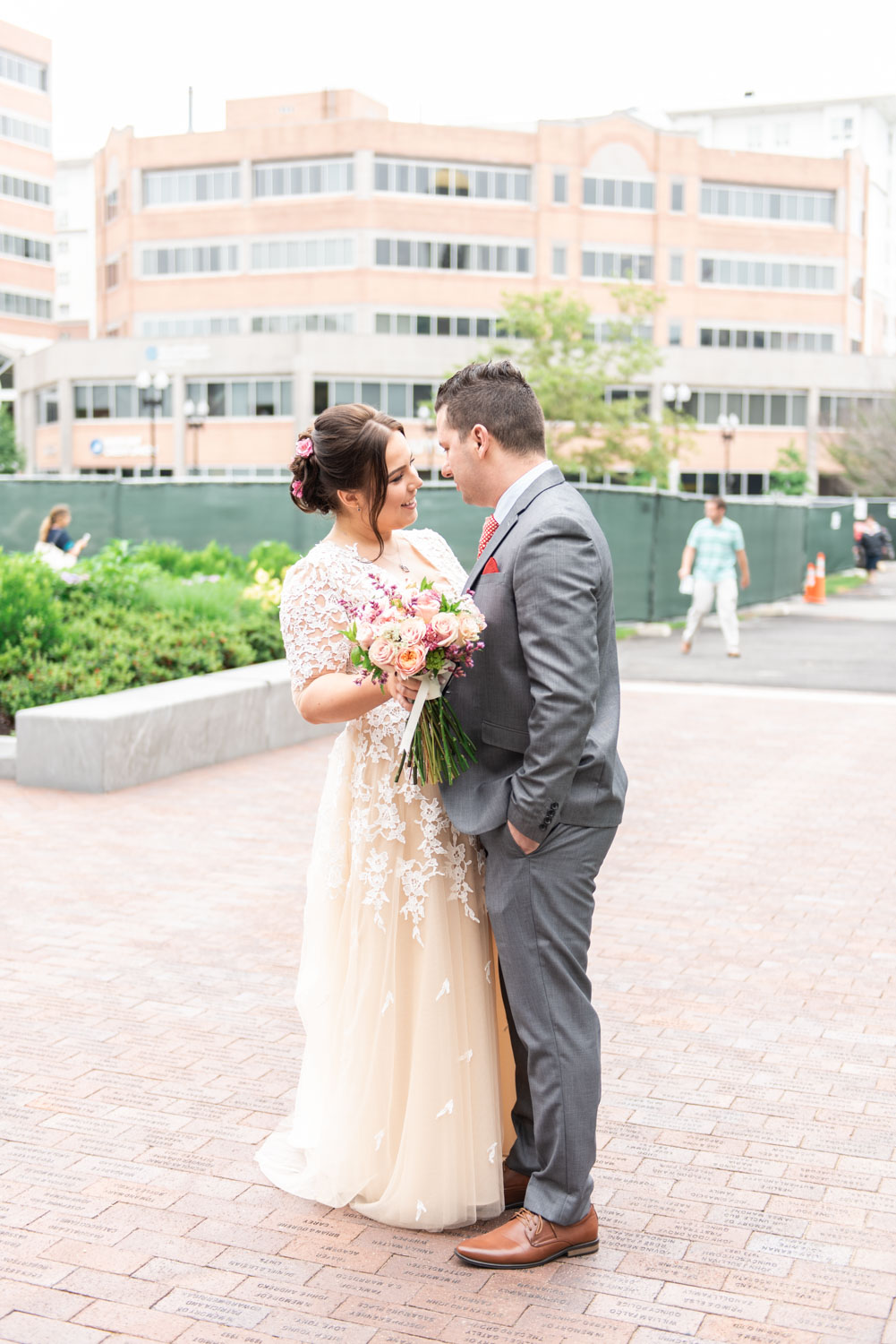 Olga + Albion | Whimsical Quincy City Hall Summer Wedding | Boston and New England Wedding Photography | Lorna Stell Photo