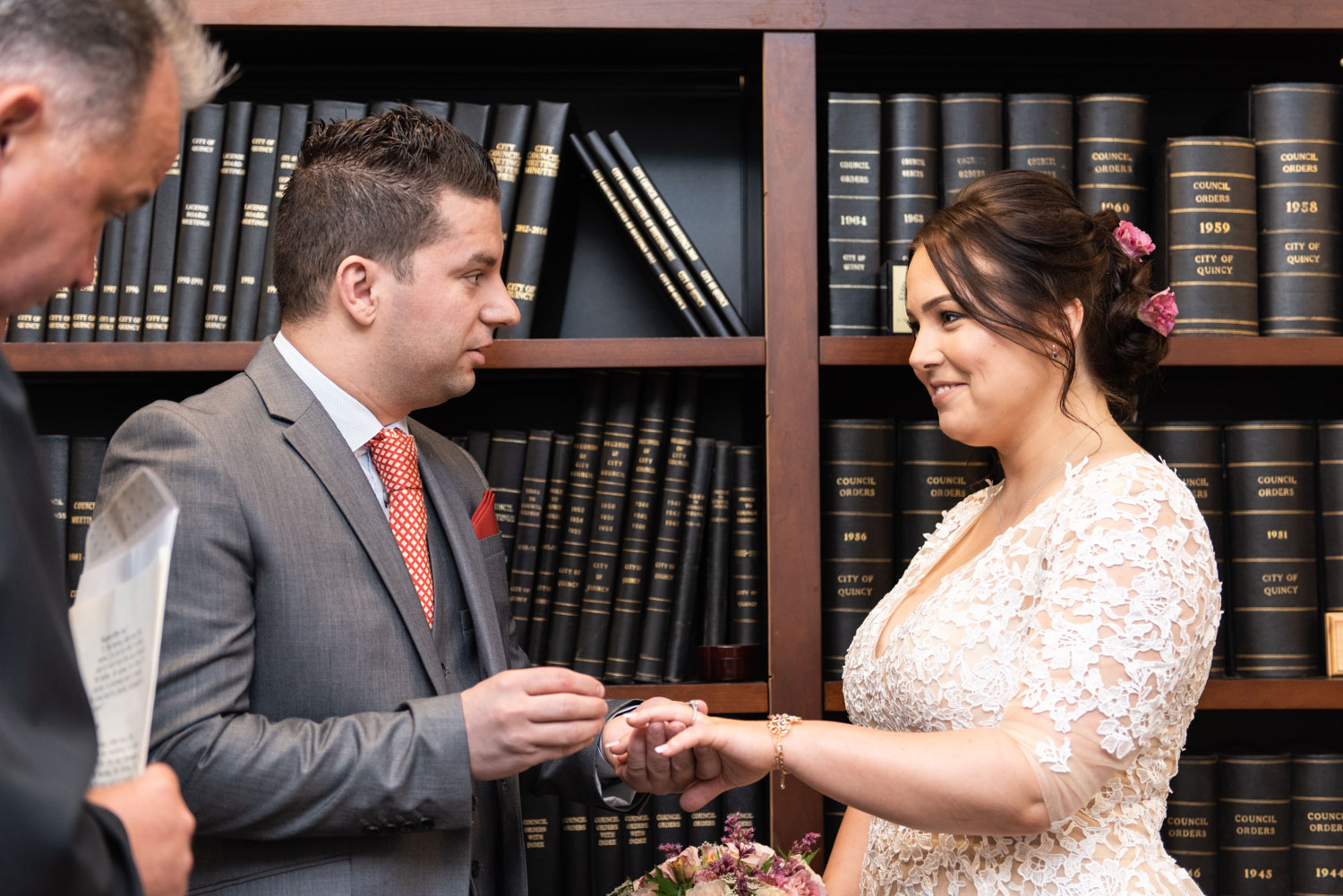 Olga + Albion | Whimsical Quincy City Hall Summer Wedding | Boston and New England Wedding Photography | Lorna Stell Photo