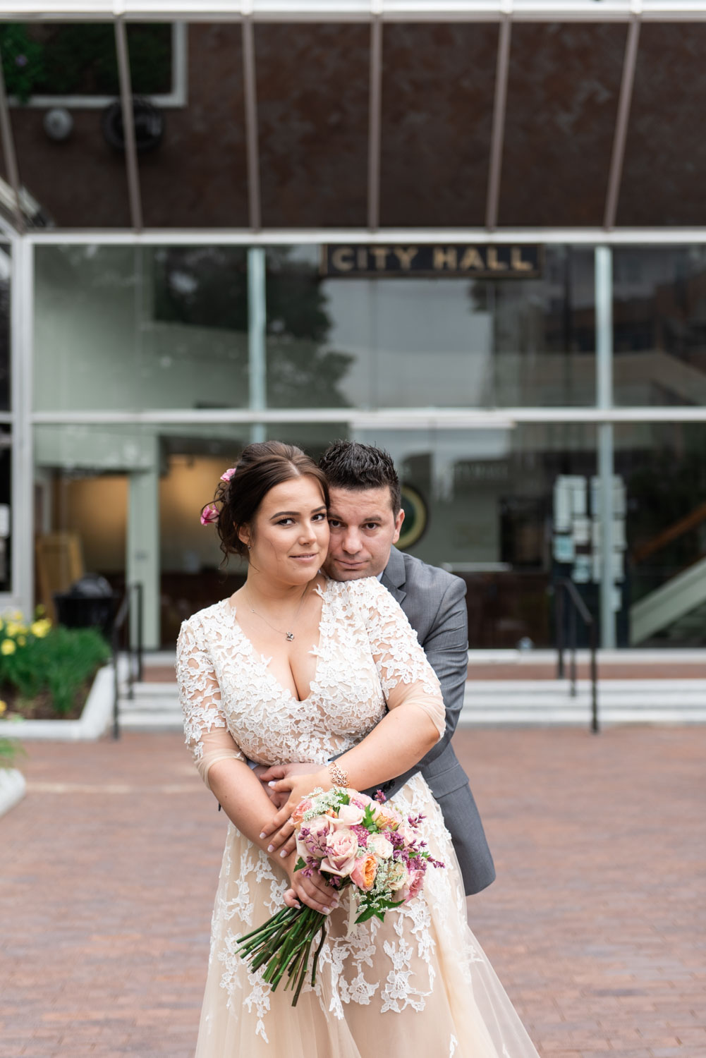 Olga + Albion | Whimsical Quincy City Hall Summer Wedding | Boston and New England Wedding Photography | Lorna Stell Photo