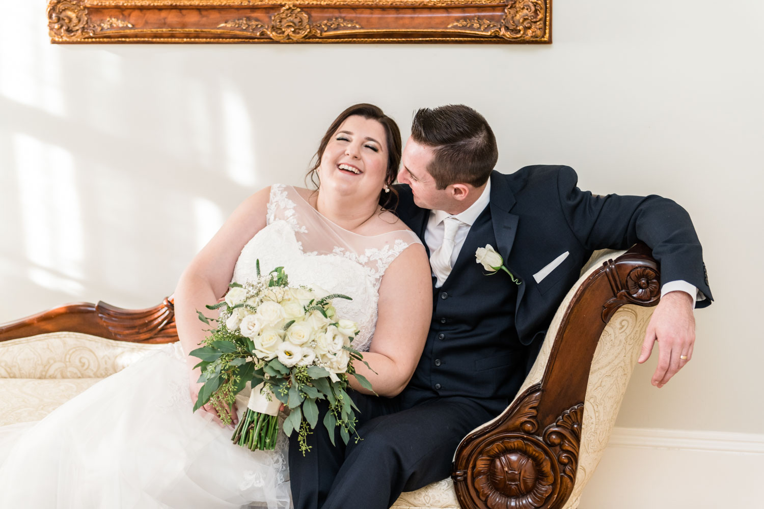 Katelyn + Joe | St. Patrick's Day Topsfield Commons Spring Wedding | Boston and New England Wedding Photography | Lorna Stell Photo