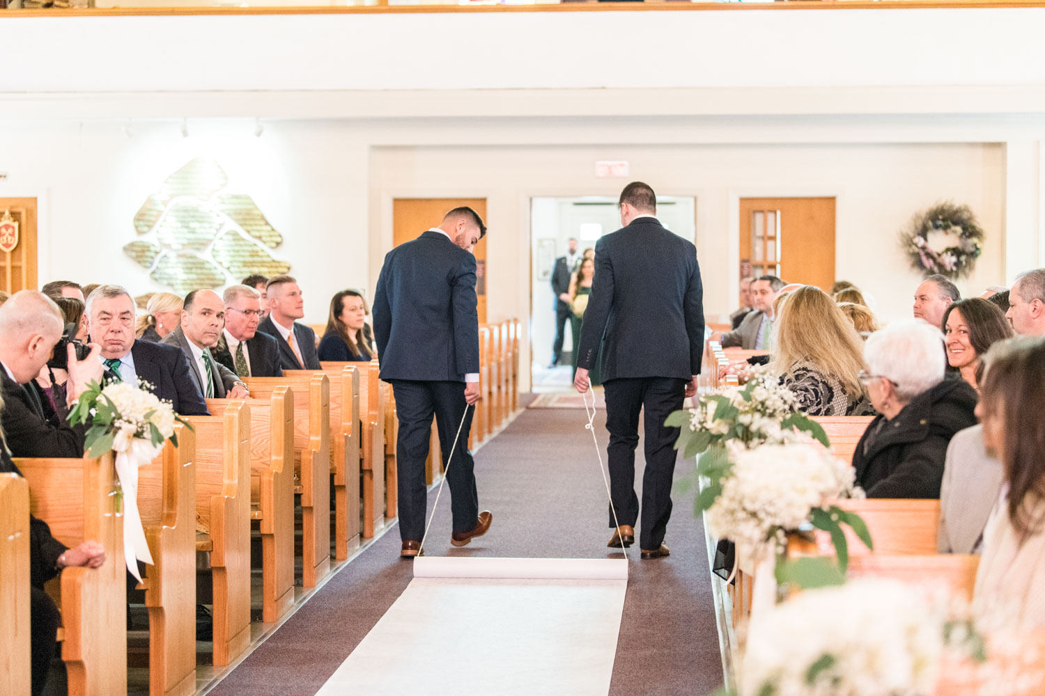 Katelyn + Joe | St. Patrick's Day Topsfield Commons Spring Wedding | Boston and New England Wedding Photography | Lorna Stell Photo