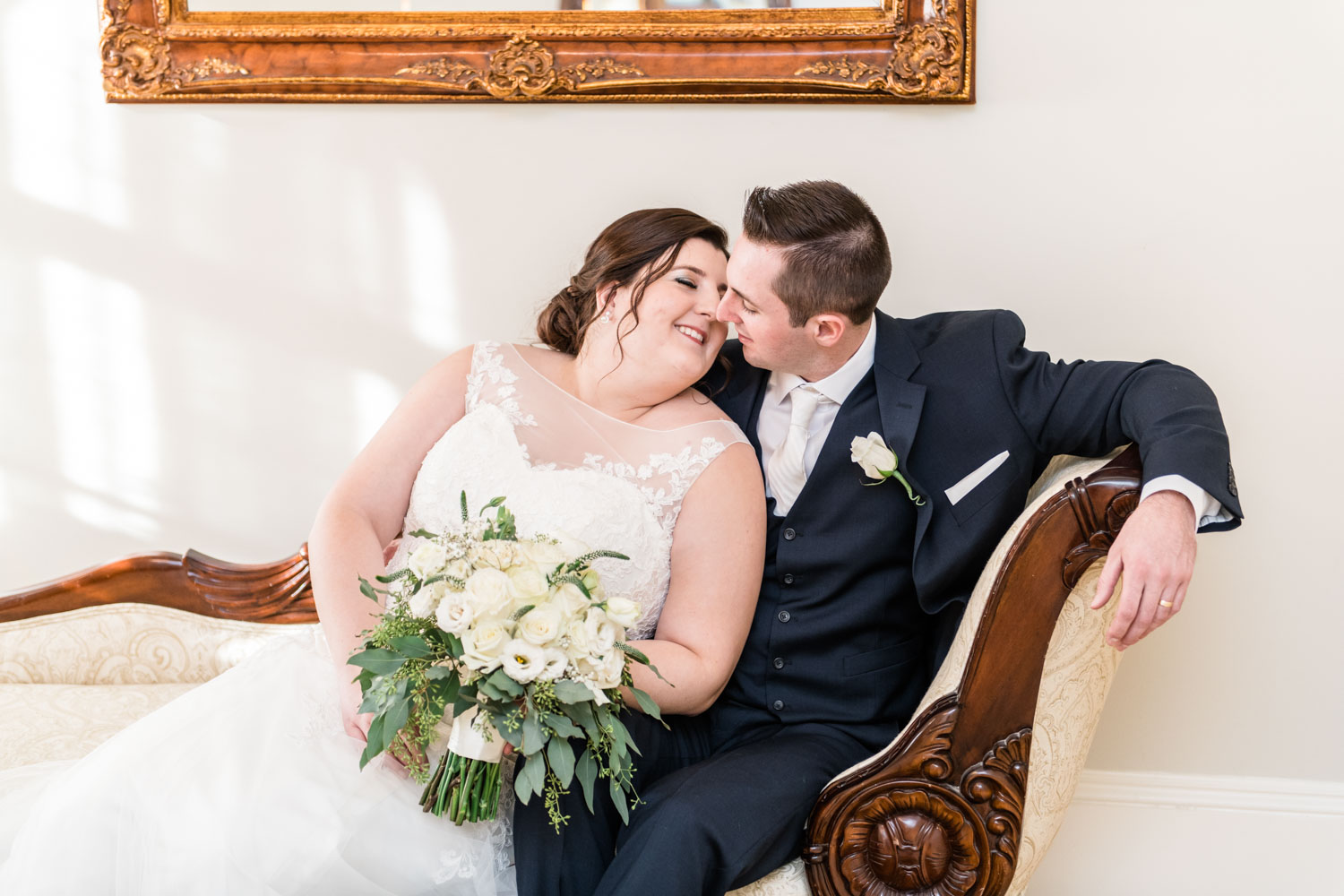 Katelyn + Joe | St. Patrick's Day Topsfield Commons Spring Wedding | Boston and New England Wedding Photography | Lorna Stell Photo