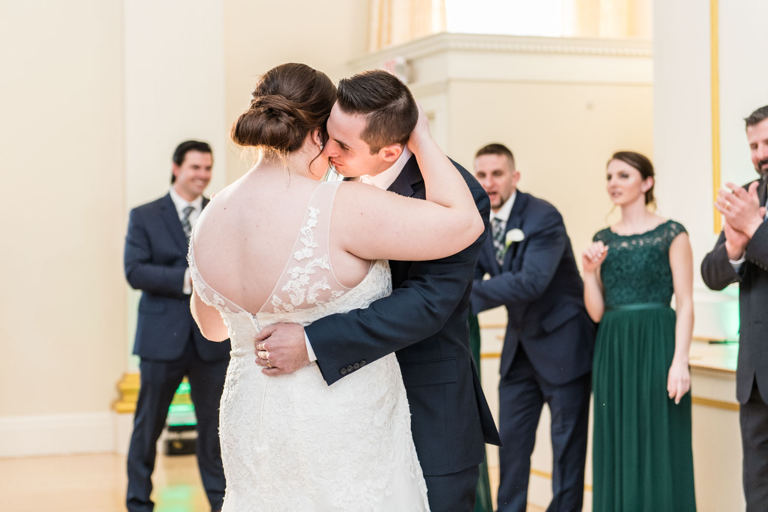 Katelyn + Joe | St. Patrick's Day Topsfield Commons Spring Wedding | Boston and New England Wedding Photography | Lorna Stell Photo