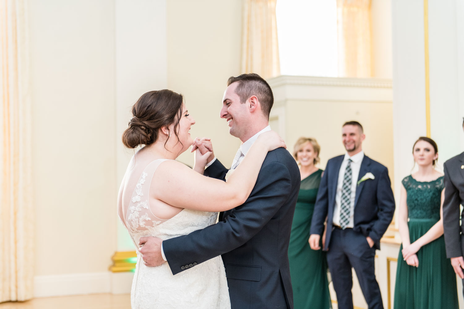 Katelyn + Joe | St. Patrick's Day Topsfield Commons Spring Wedding | Boston and New England Wedding Photography | Lorna Stell Photo