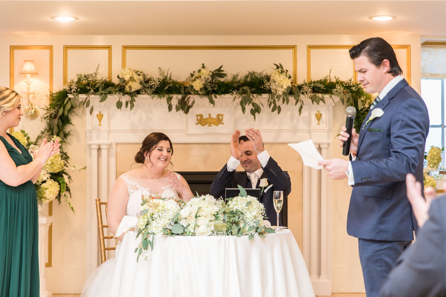 Katelyn + Joe | St. Patrick's Day Topsfield Commons Spring Wedding | Boston and New England Wedding Photography | Lorna Stell Photo