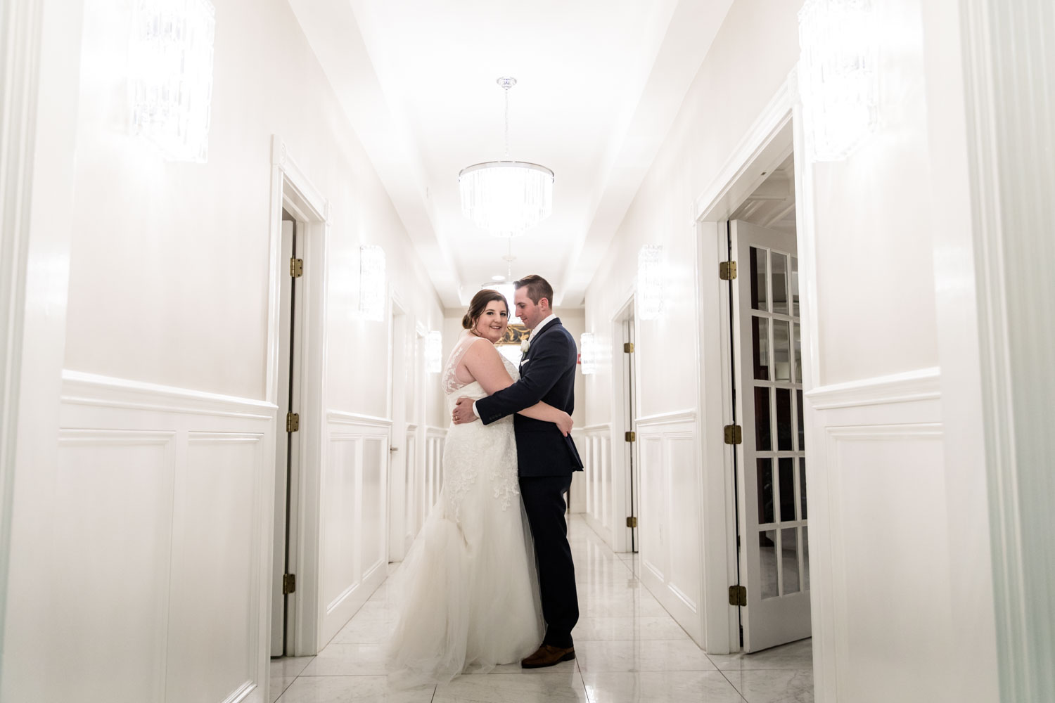 Katelyn + Joe | St. Patrick's Day Topsfield Commons Spring Wedding | Boston and New England Wedding Photography Portraits | Lorna Stell Photo