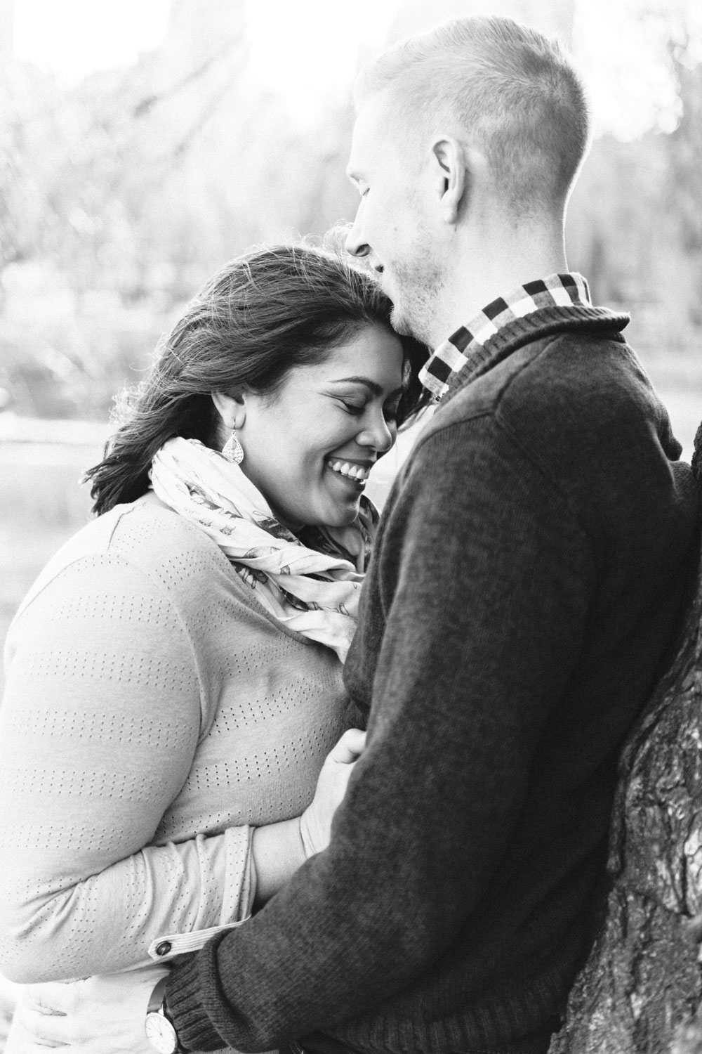 Andrea + Scott | Dog Lovers Boston Spring Sunrise Engagement Session | Boston and New England Engagement Photography | Lorna Stell Photo