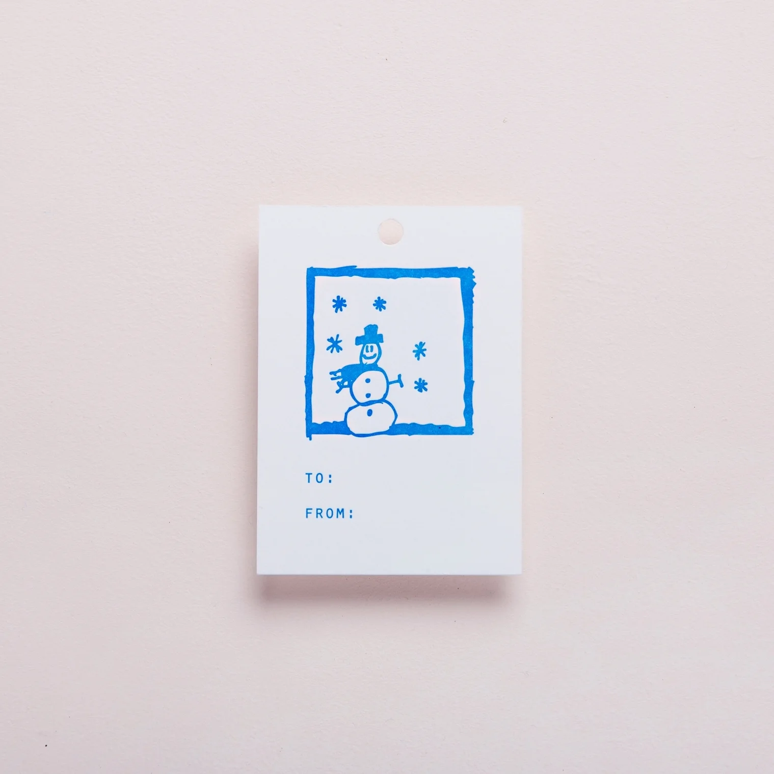 snowman hangtag - htag02
