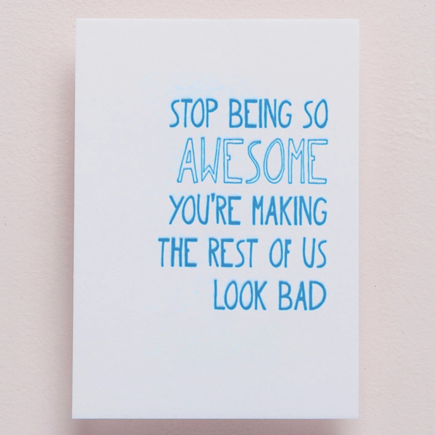 stop being awesome mini cards - mini04