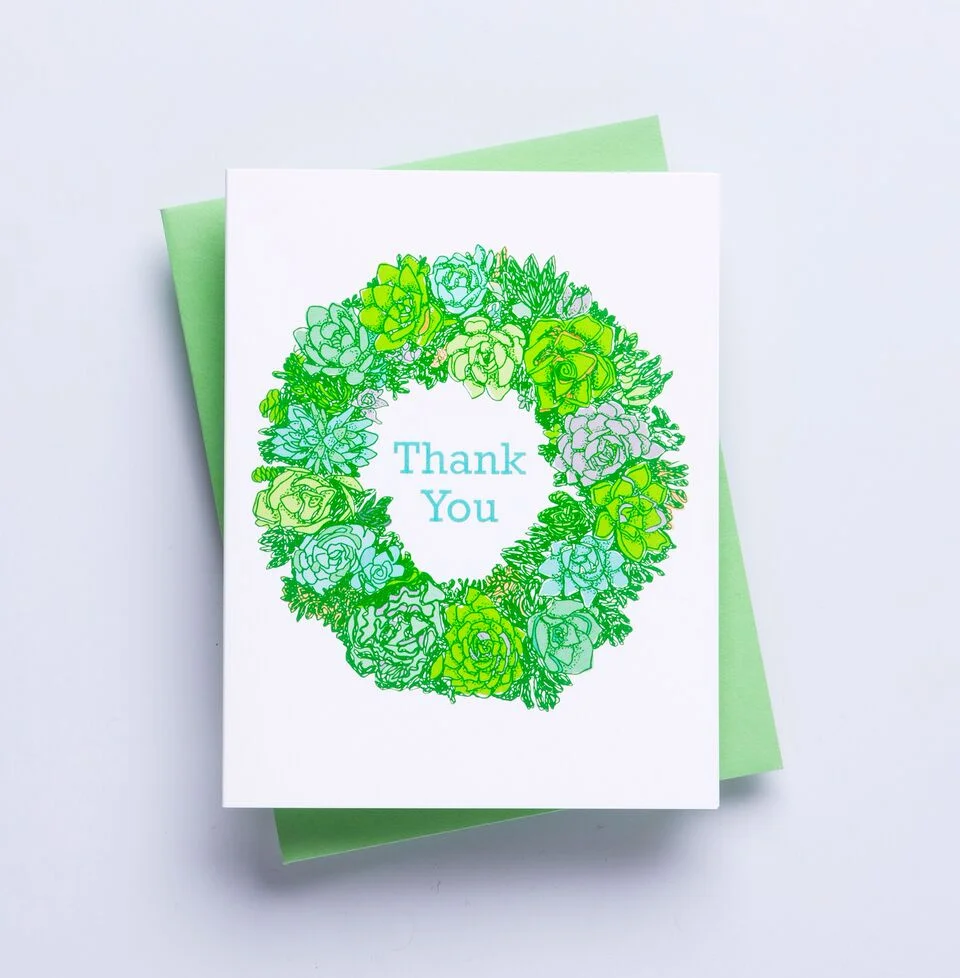 succulent thank you - TY07-FP