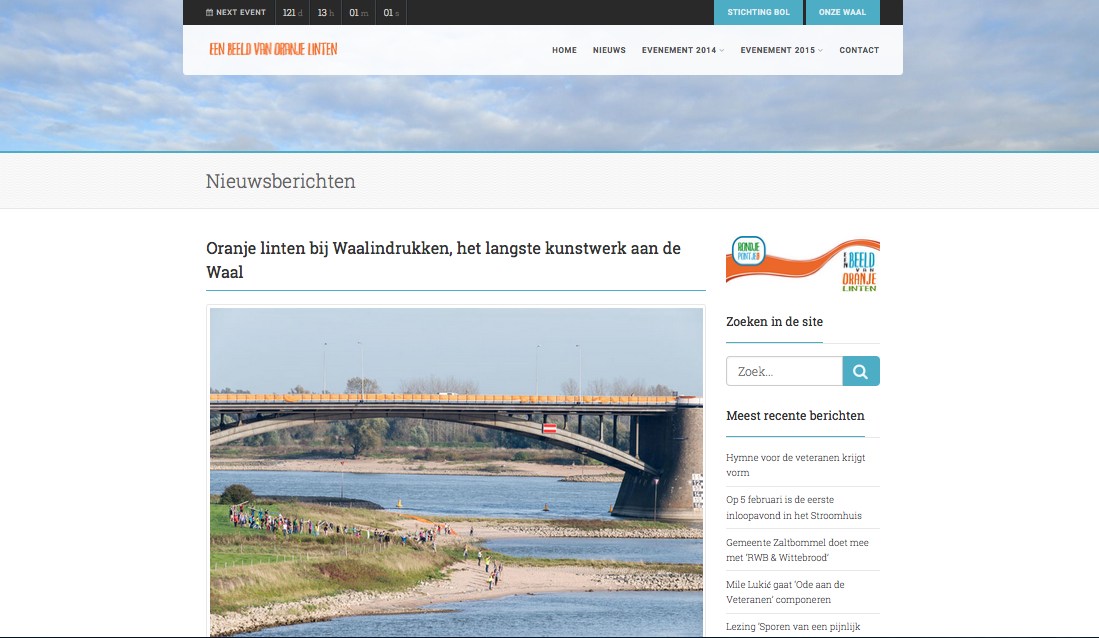 Europe WON Orange ribbon Holland bridge.jpg