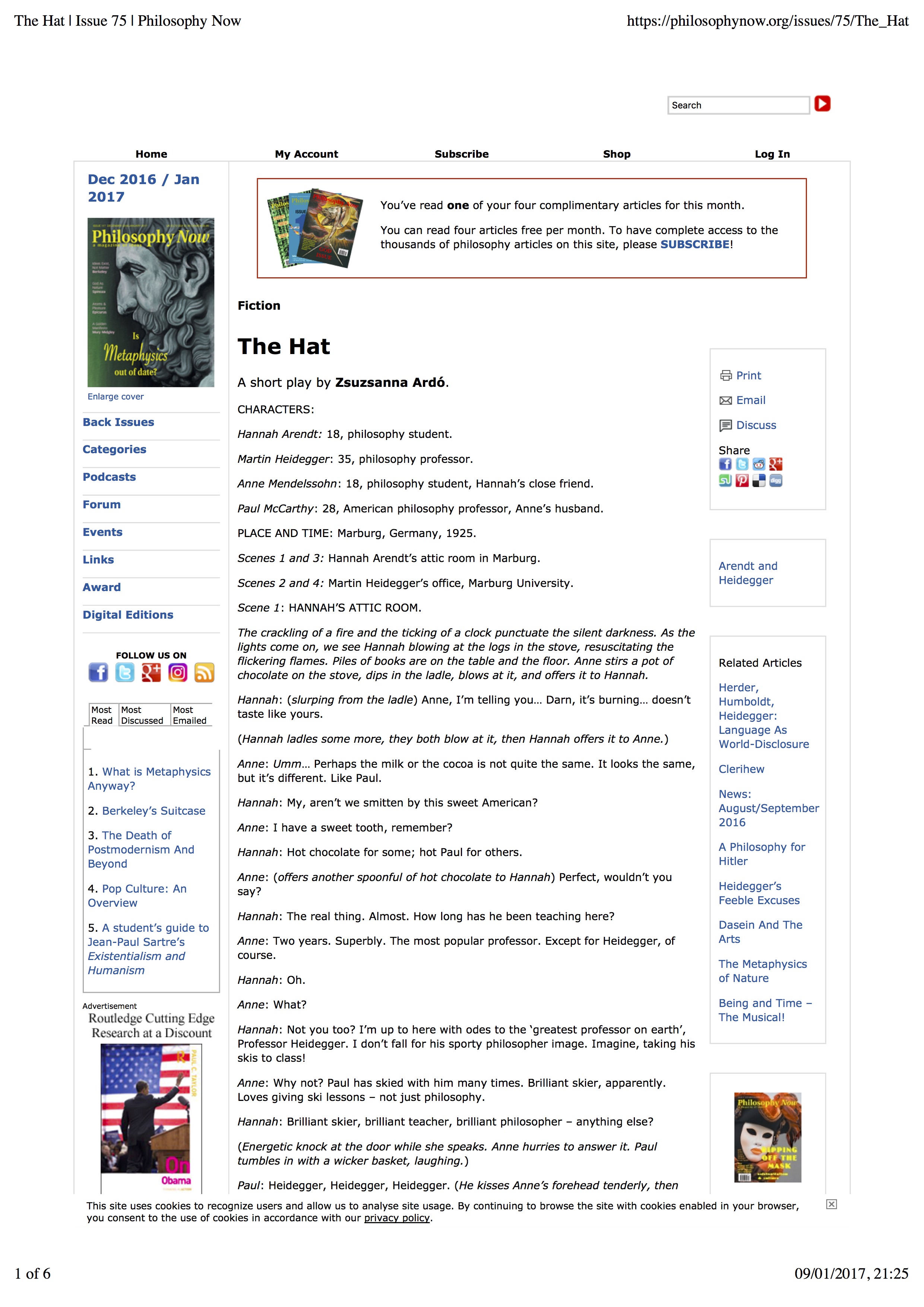 The Hat | Issue 75 | Philosophy Now.jpg