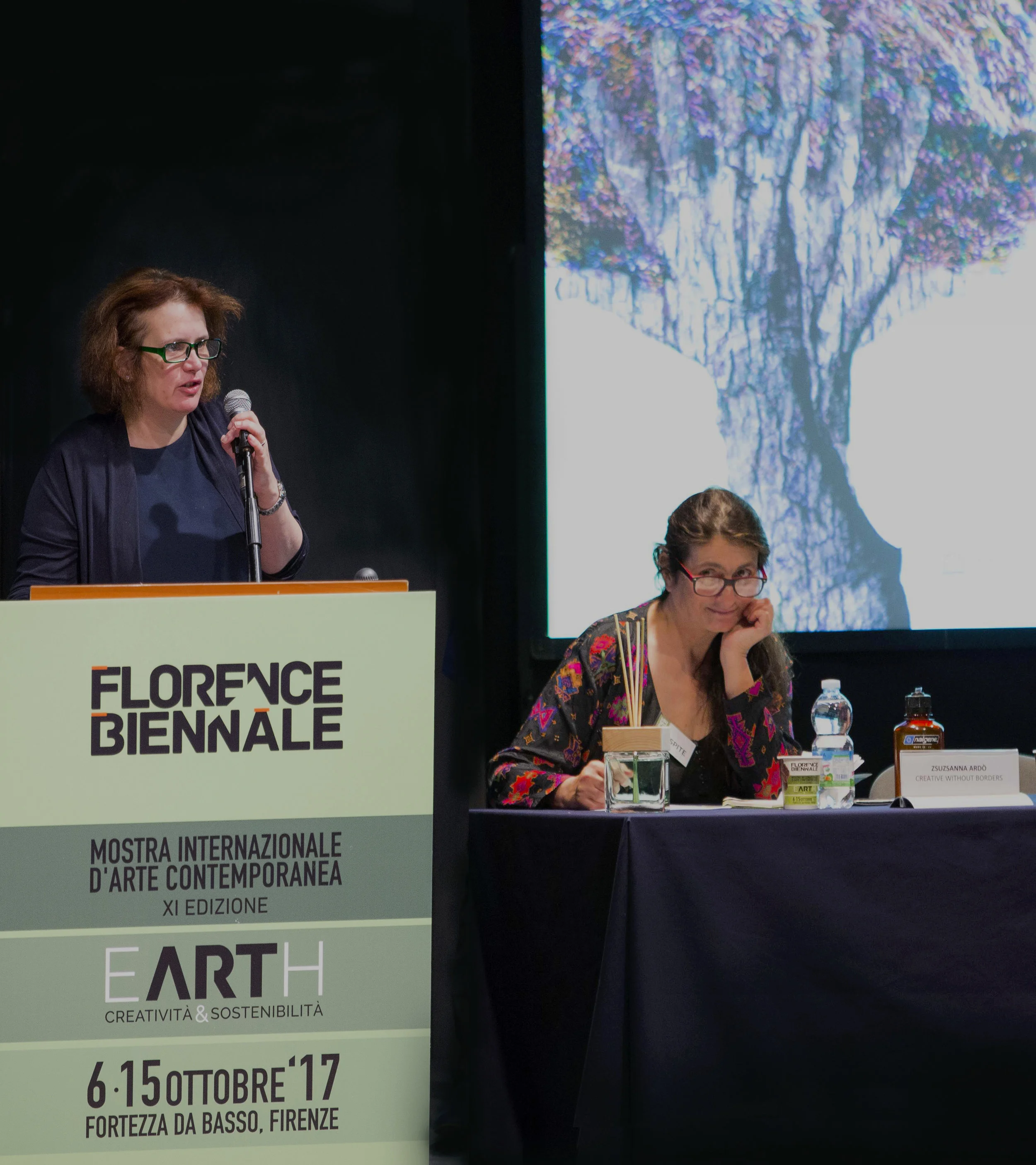 17 IT Florence Biennale eARTh ARDO and curator.jpg