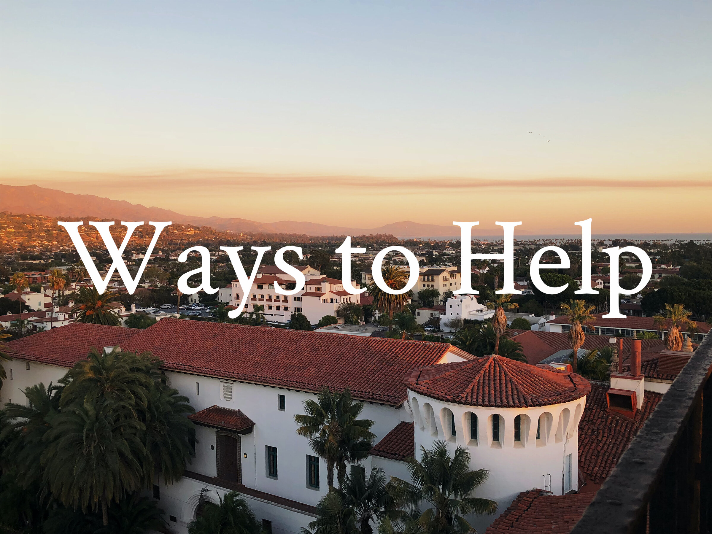 Ways to Help