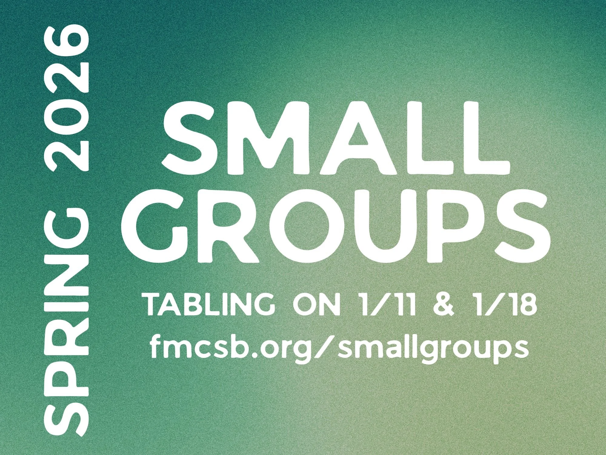 Small Groups Tabling