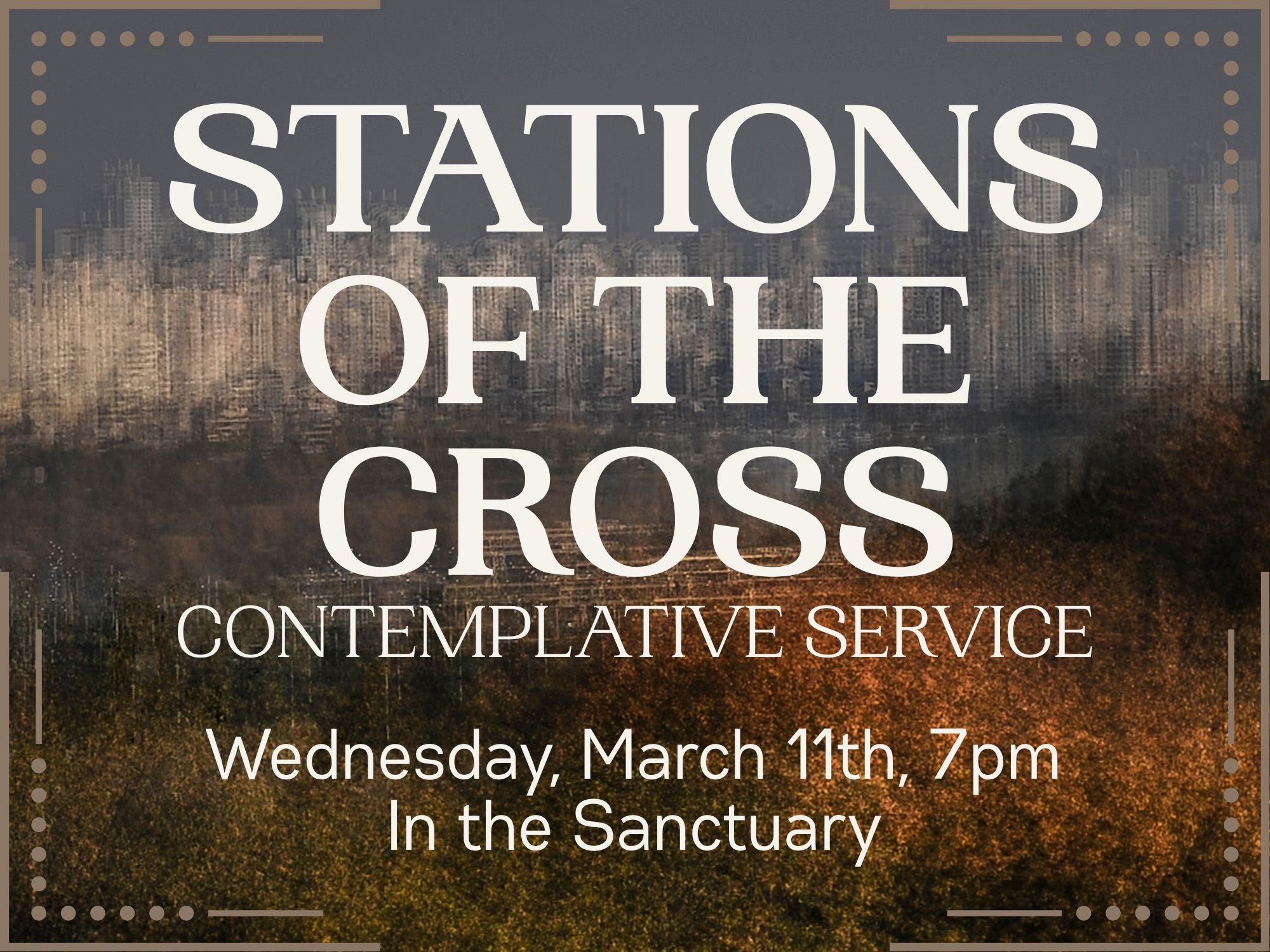 Contemplative Service Stations of the Cross: Contemplative Service — Free Methodist Church of ...