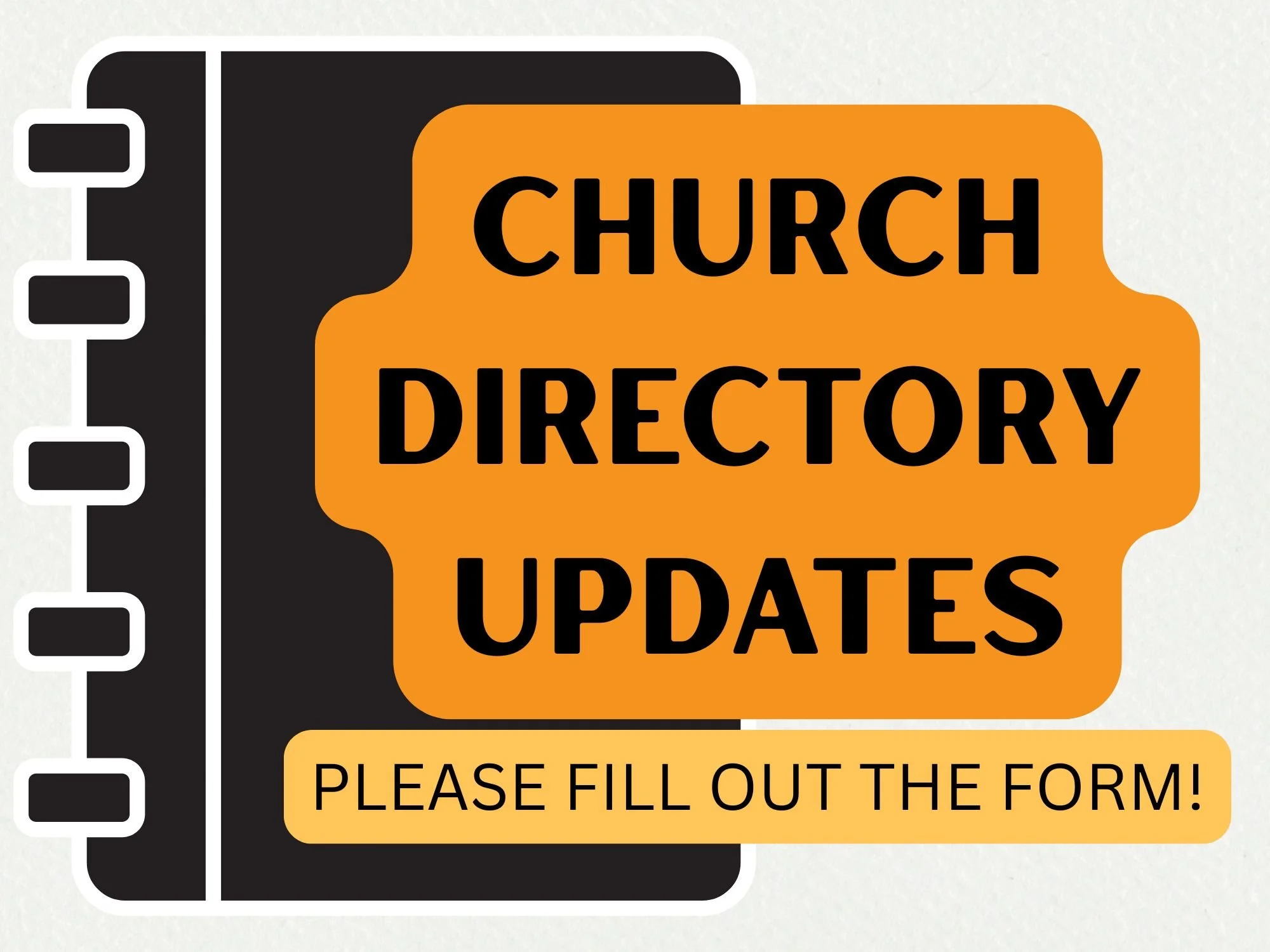 Church Directory Updates