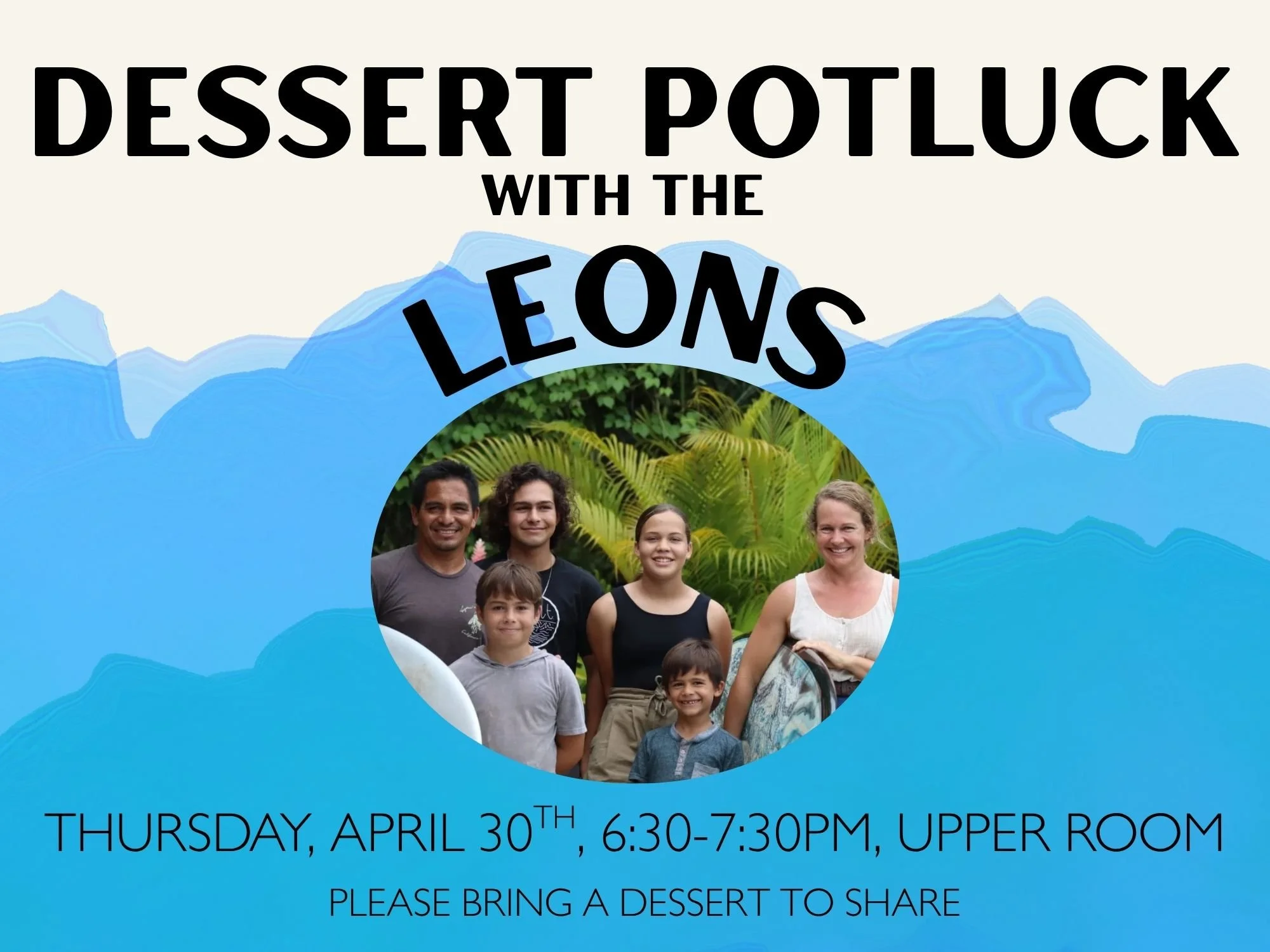 Dessert Potluck with Leons