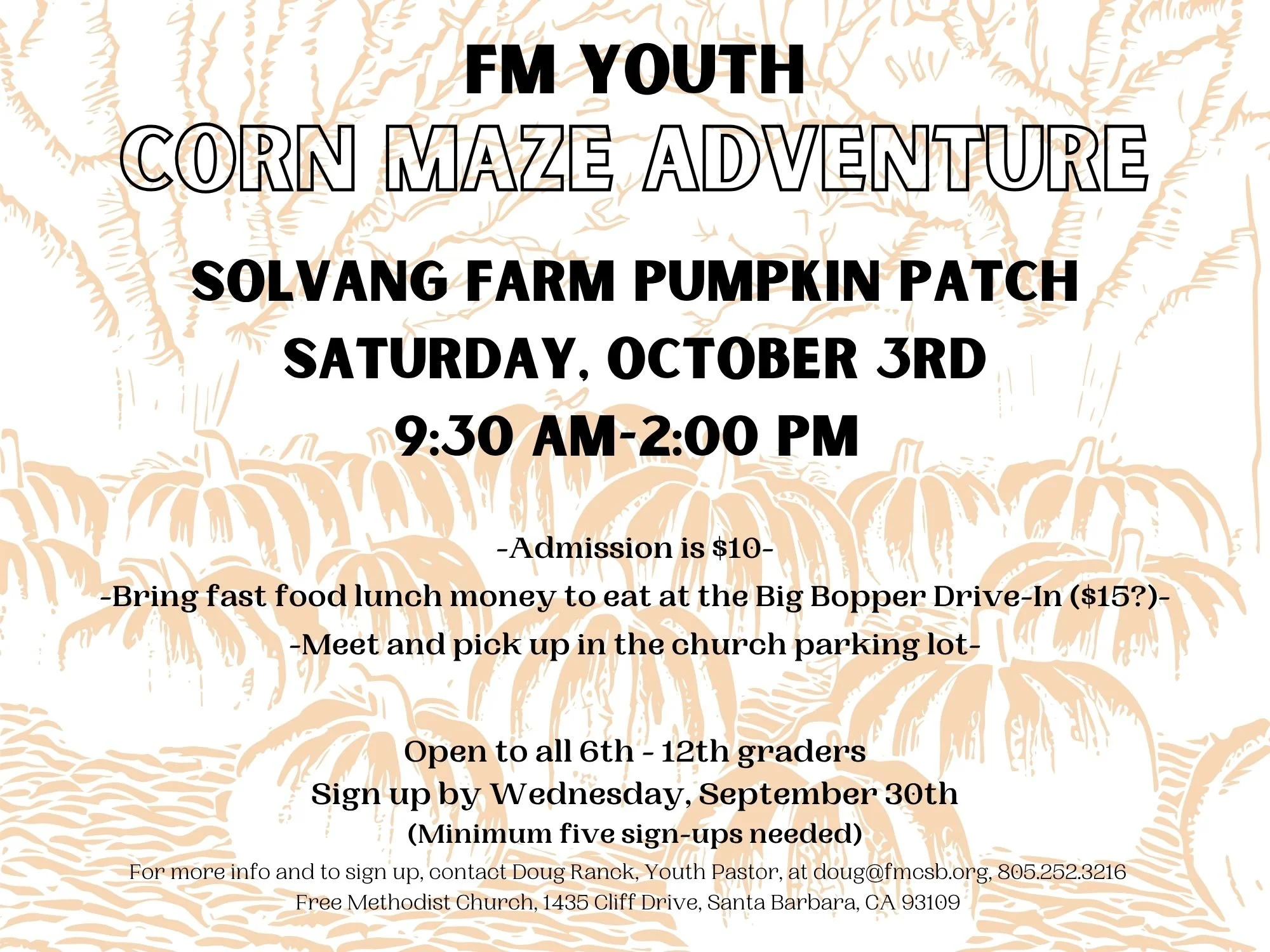 FM YOUTH: Corn Maze Adventure