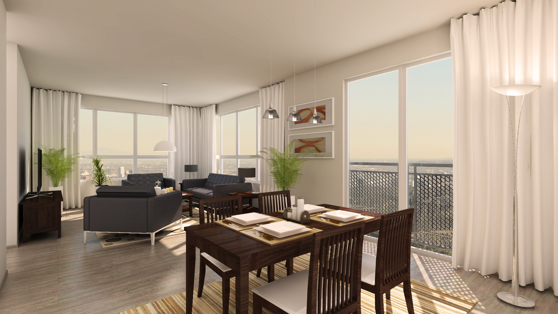   •&nbsp;  Location:  &nbsp;Cincinnati, OH   •&nbsp;  Project Type:  &nbsp;Multi-Family Development&nbsp;   •&nbsp;  Order:  &nbsp;3D Interior Rendering - Typical Unit Living Room  