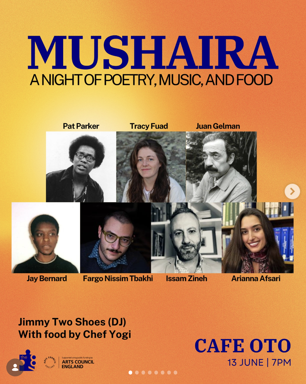 ☀ Mushaira ☀ an evening of poetry, music, and community