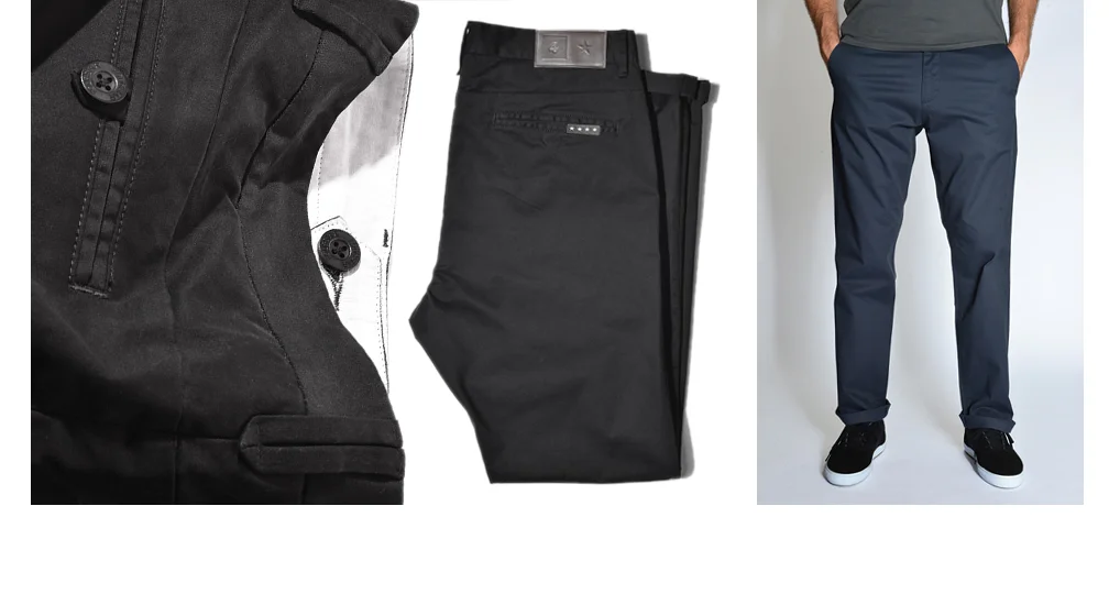   FOURSTAR® KENNEDY PANT - 7 oz fine cotton stretch&nbsp;twill with brushed face.&nbsp;Traditional workpant details with slightly dressed-up clean finishing. Rear yoke with welt pockets. Twill waistband lining, interior binding and pocketbags. (shown