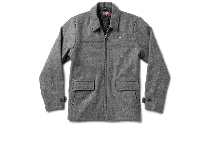  FOURSTAR® GONZ UTILITY COAT - Mark Gonzales Signature Collection.&nbsp;Heavyweight melton wool shell with quilted taffeta lining. Chest yoke, dual-entry pockets and&nbsp;tortoise buttons. #7 heavy-duty zipper&nbsp;and metal&nbsp;logo badge. (shown i