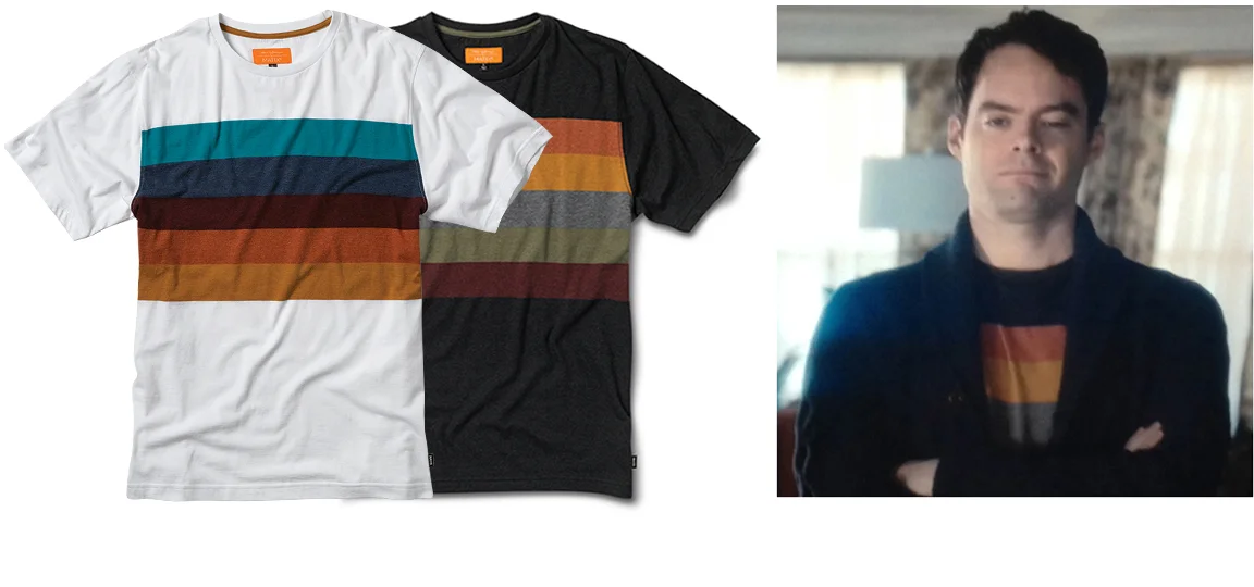  MATIX® MJ BURBANK CREW - Marc Johnson Signature Collection.&nbsp;Tri-blend jersey with engineered stripe. (shown in White and Charcoal) *Hader's great. 