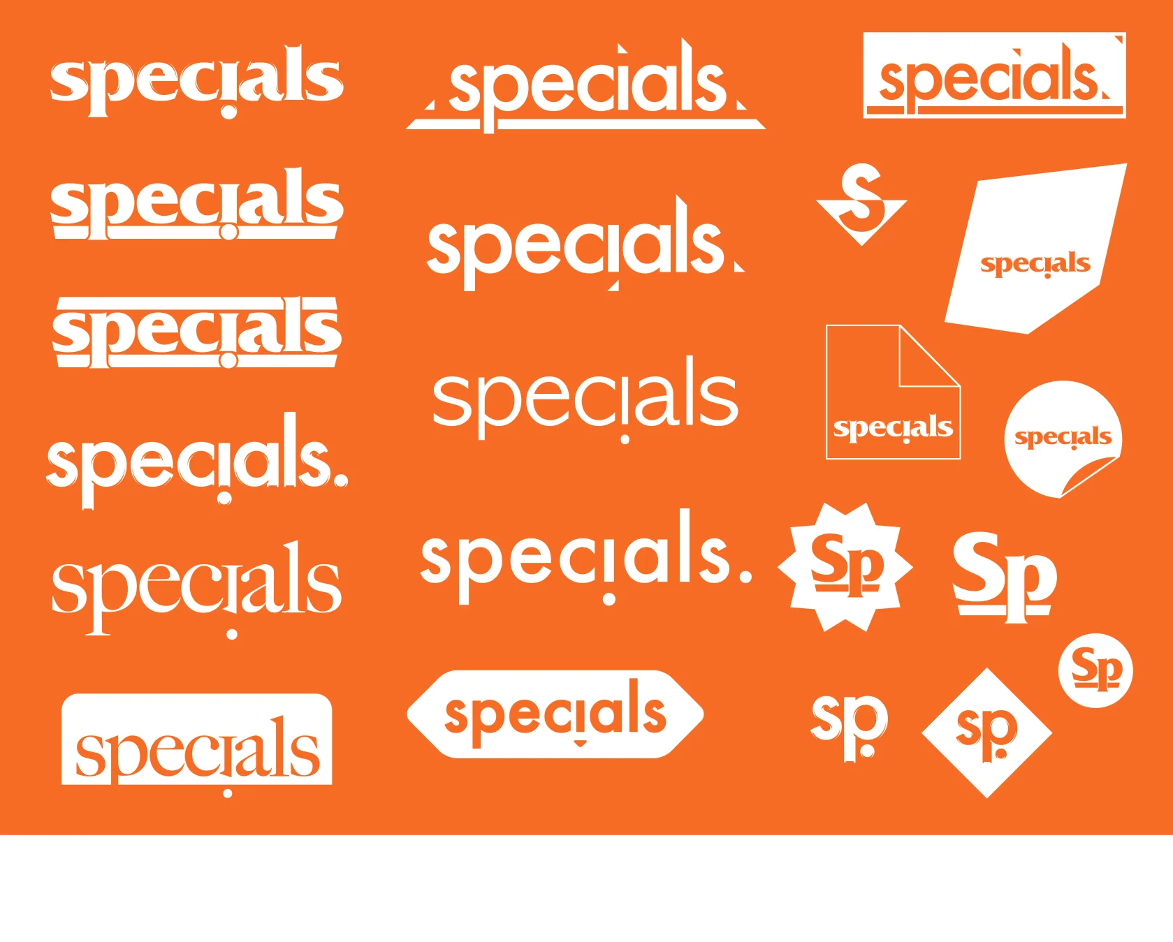  SPECIALS® - Women's specialty swimwear concept - logo studies 