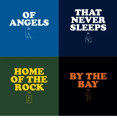  Fourstar® Four Cities tees 