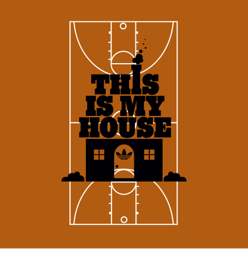  adidas® Mi Casa Hardwood tee 