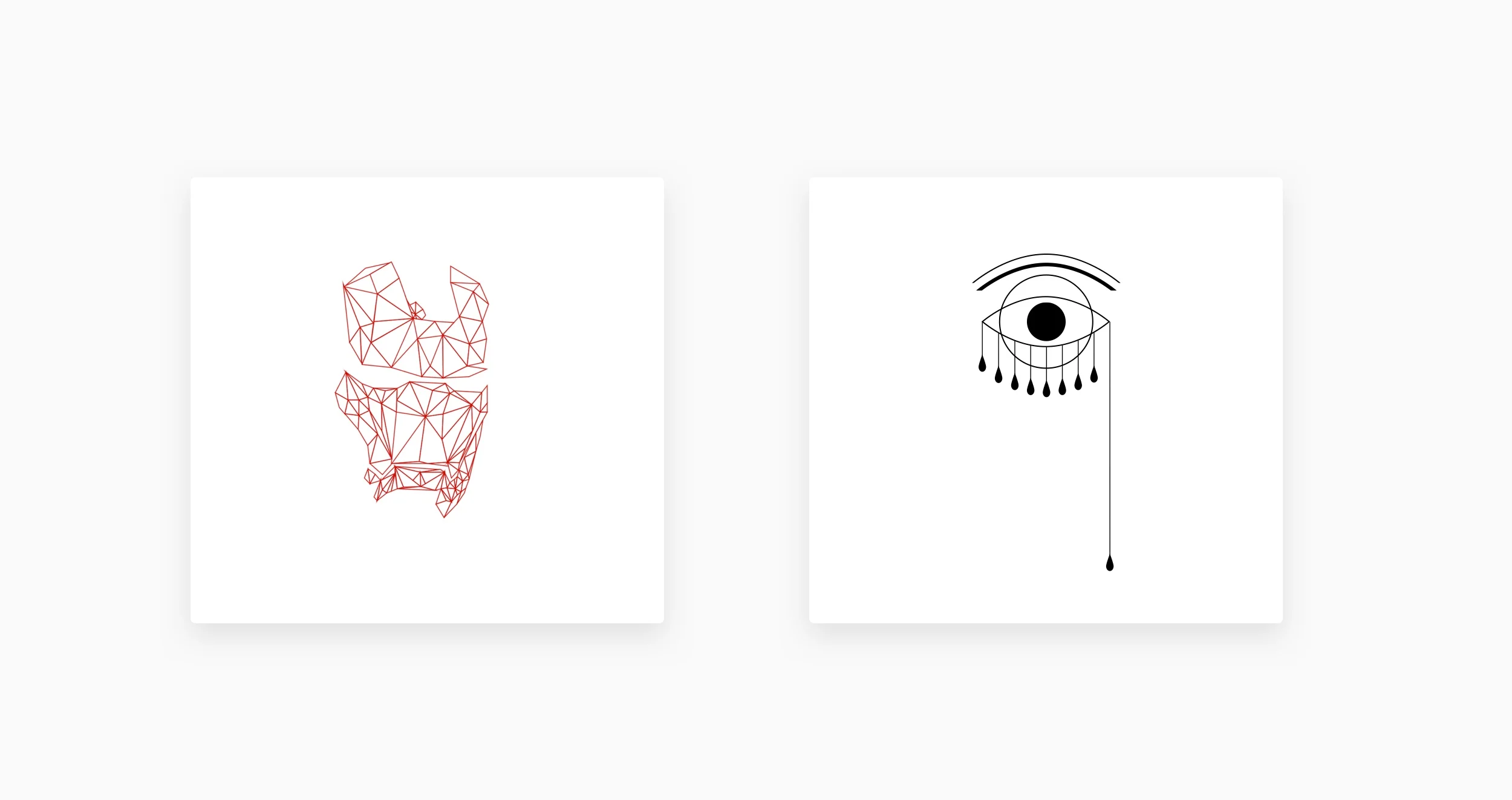  Fig 02. Various line illustrations.     