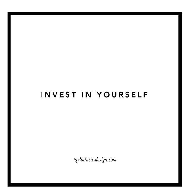 ✨It's time to #invest ✨ I've been thinking a lot on the subject of personal investment. Investing in yourself can help to not only add value to your business, but also add value to your brand. Reaching out of your normal boundaries and educating your