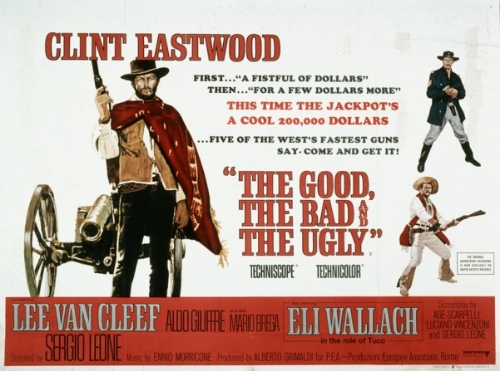 The Good, the Bad, and the Ugly (1967) dir. Sergio Leone Rated: R image: ©1967 United Artists