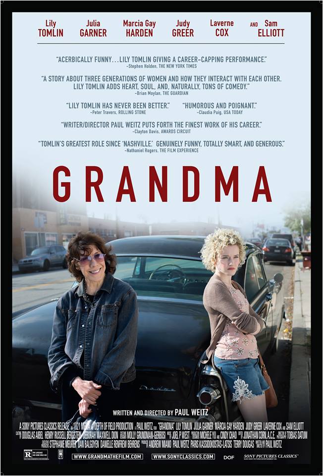 Grandma (2015) dir. Paul Weitz Rated: R image: ©2015 Sony Pictures Classics