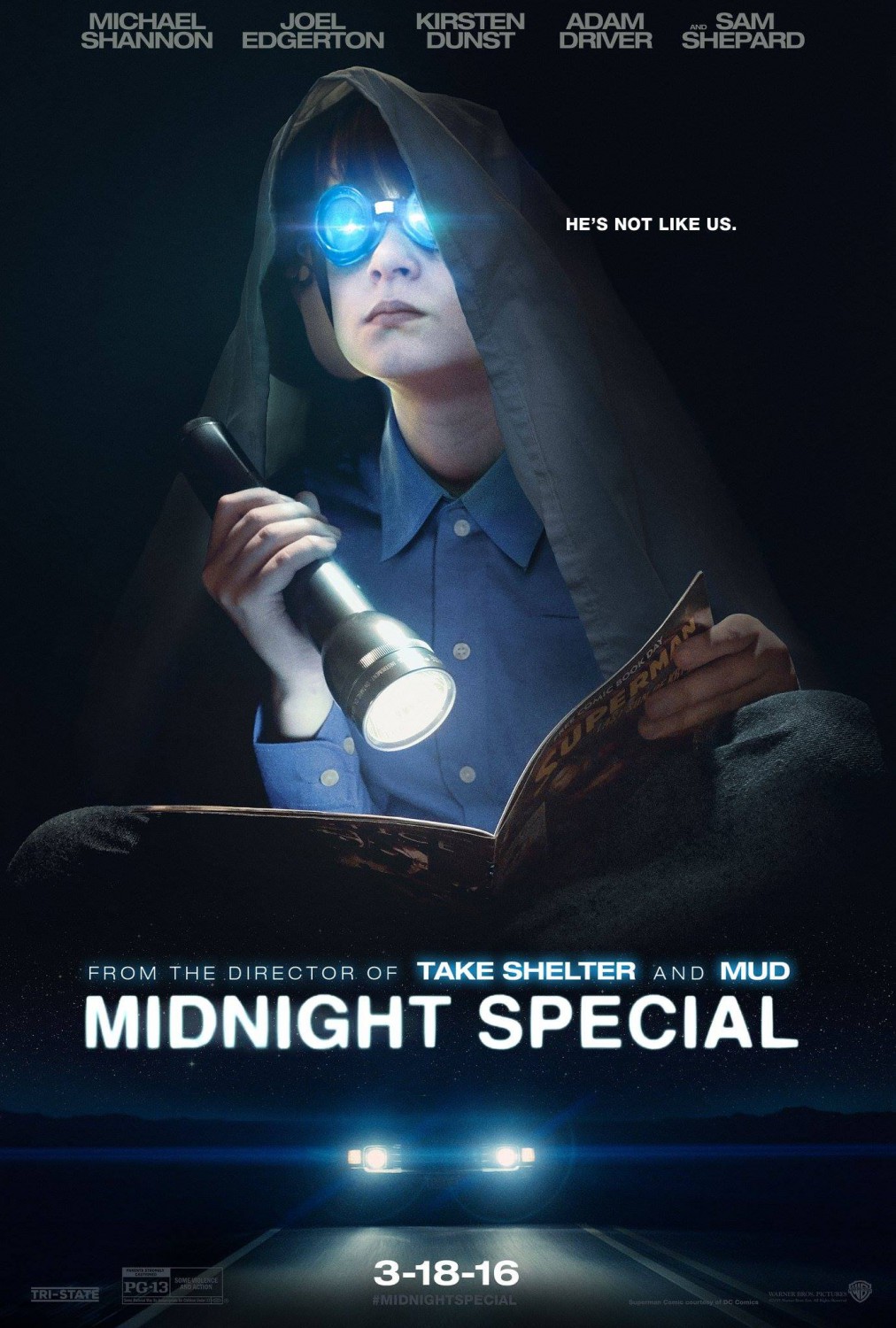Midnight Special (2016) dir. Jeff Nichols Rated: PG-13 image: ©2016 Warner Bros. Pictures
