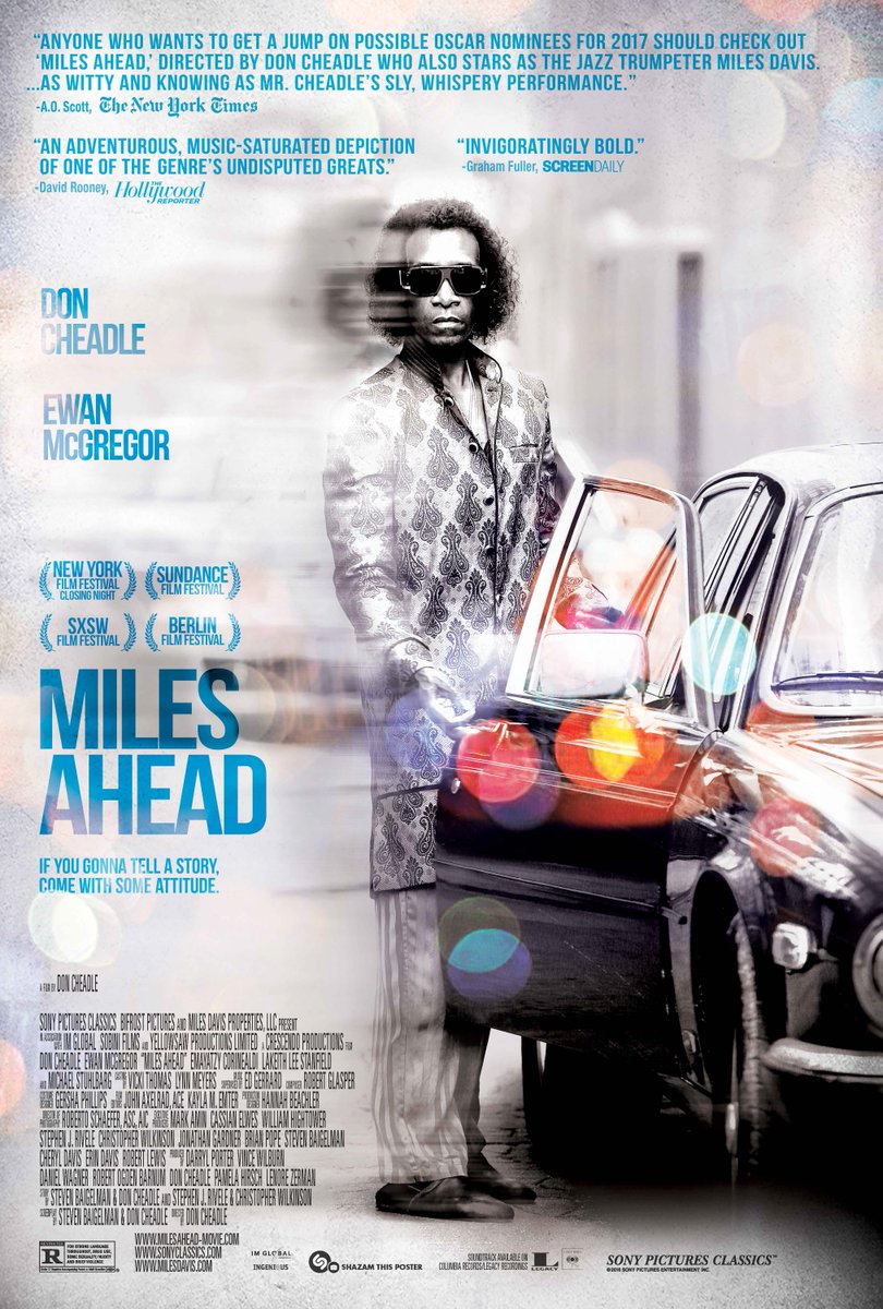 Miles Ahead (2016) dir. Don Cheadle Rated: R image: ©2016 Sony Pictures Classics