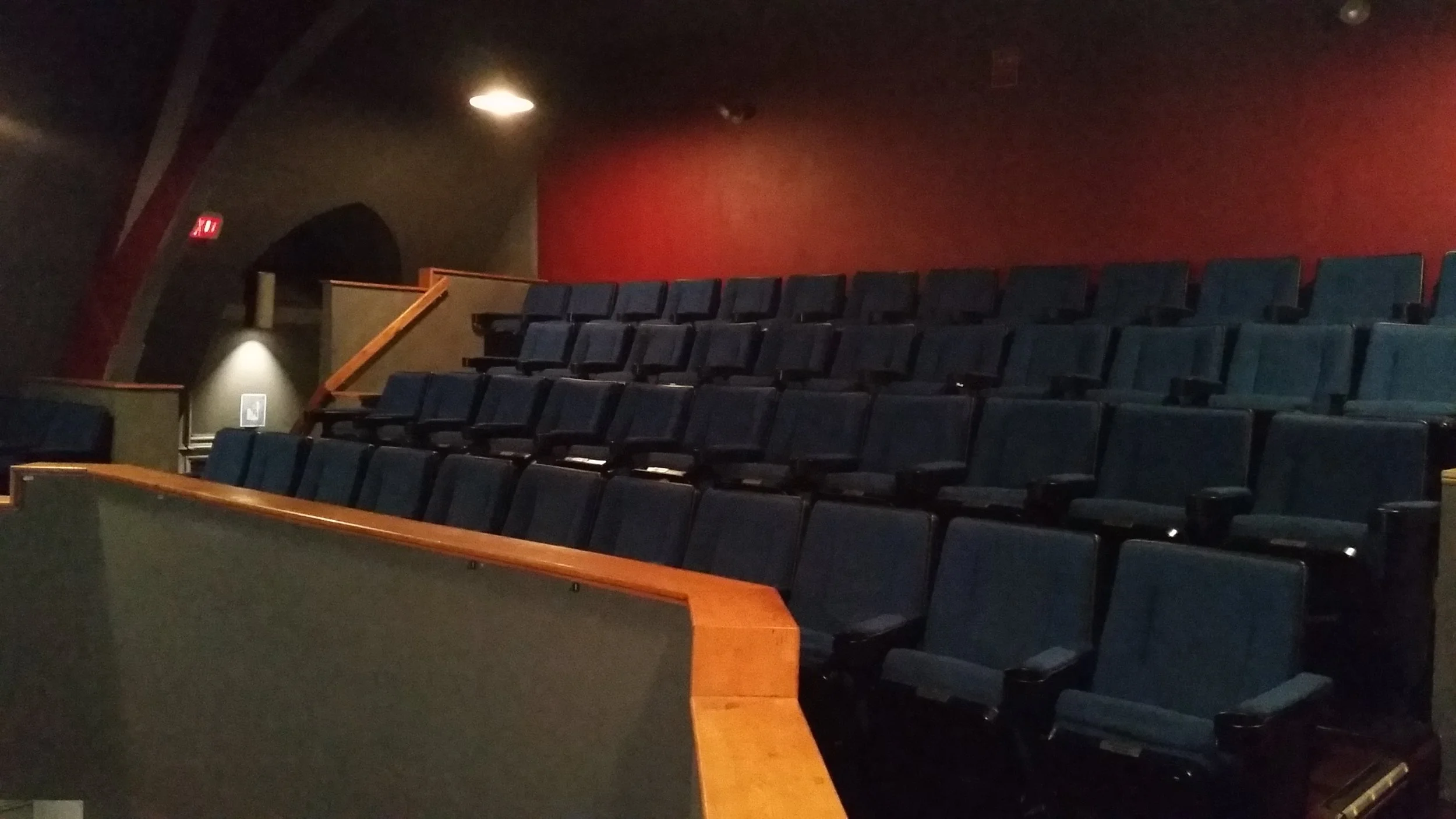 The balcony.