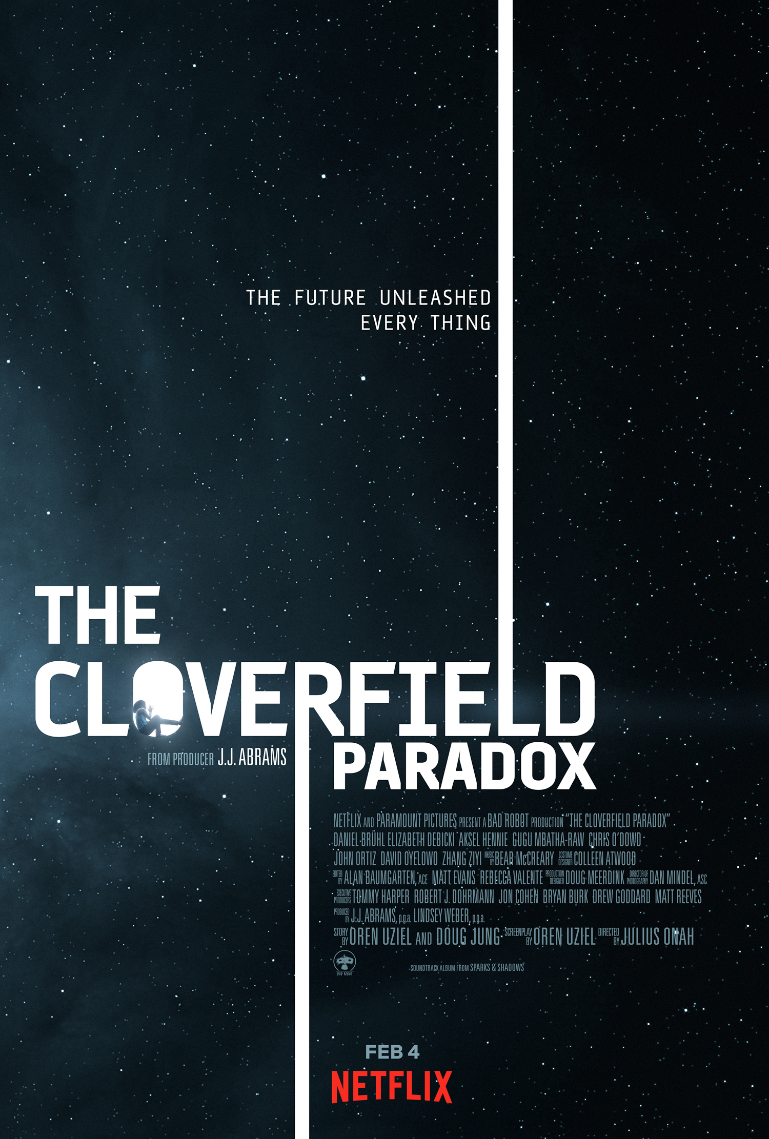 The Cloverfield Paradox (2018) dir. Julius Onah Rated: N/A image: ©2018 Netflix