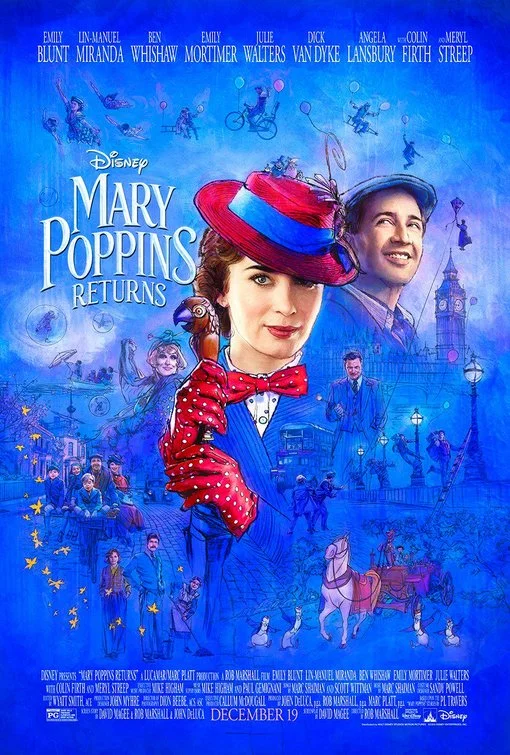 Mary Poppins Returns (2018) dir. Rob Marshall Rated: PG image: ©2018 Walt Disney Studios